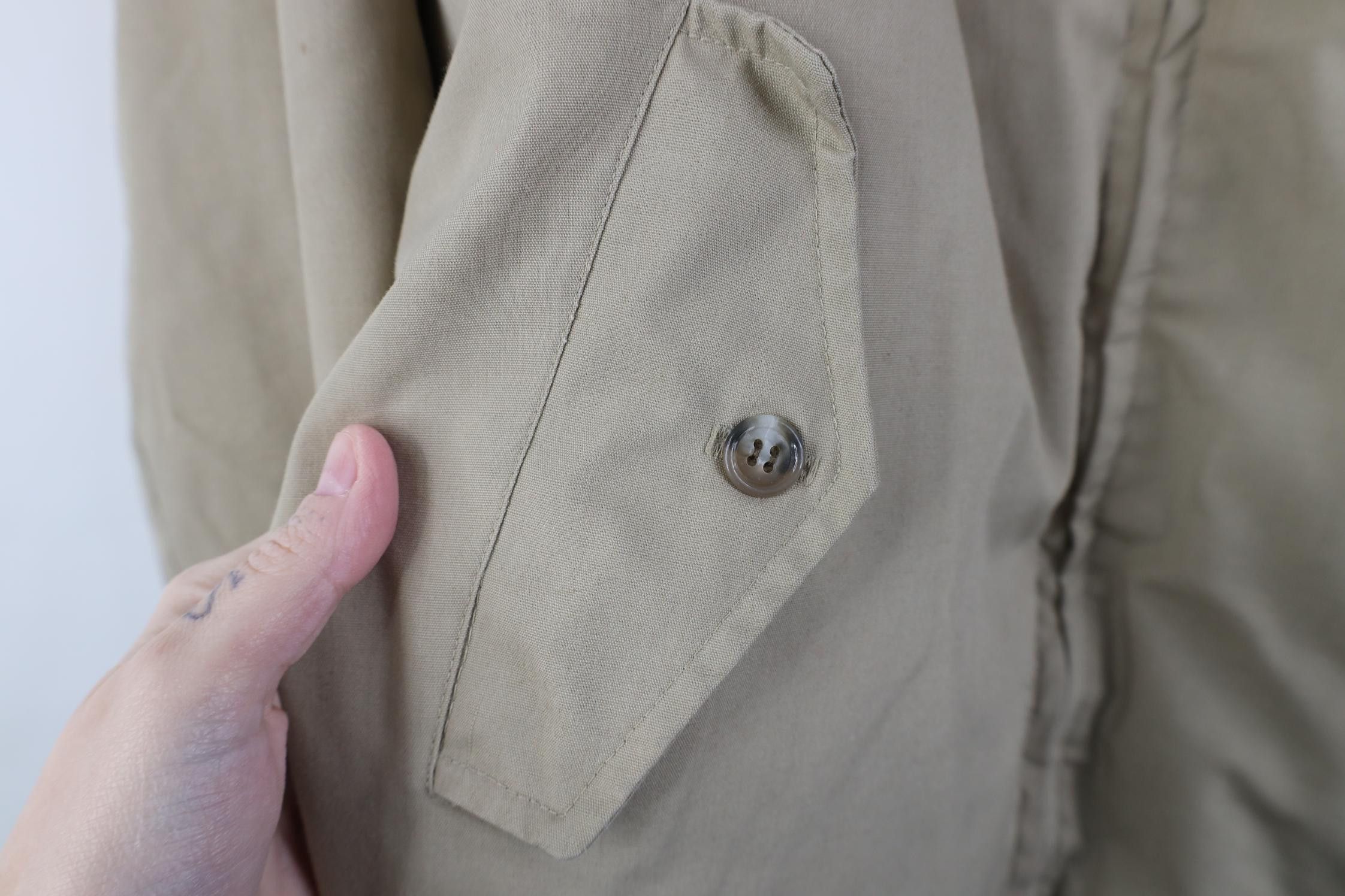 Vintage Vintage 70s Streetwear Fleece Lined Bomber Jacket Beige USA Size US XXL / EU 58 / 5 - 5 Thumbnail