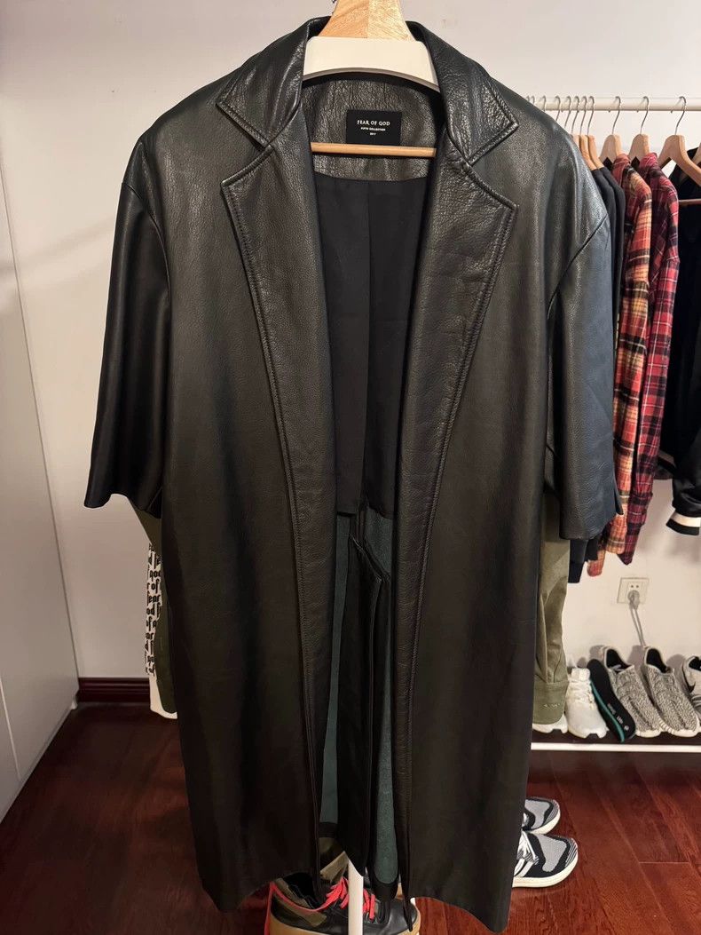 Fear of God Fear of God Season 5 Leather Coat Size US S / EU 44-46 / 1 - 1 Thumbnail