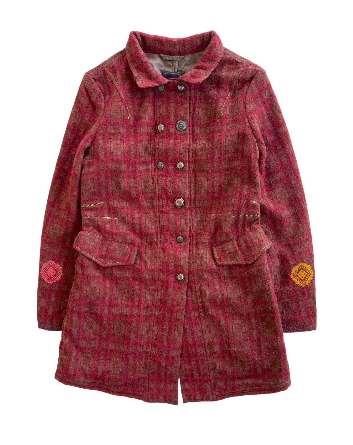 Marithe + Francois Girbaud Marithe Francois Girbaud Tweed Coat Jacket Size M / US 6-8 / IT 42-44 - 1 Thumbnail