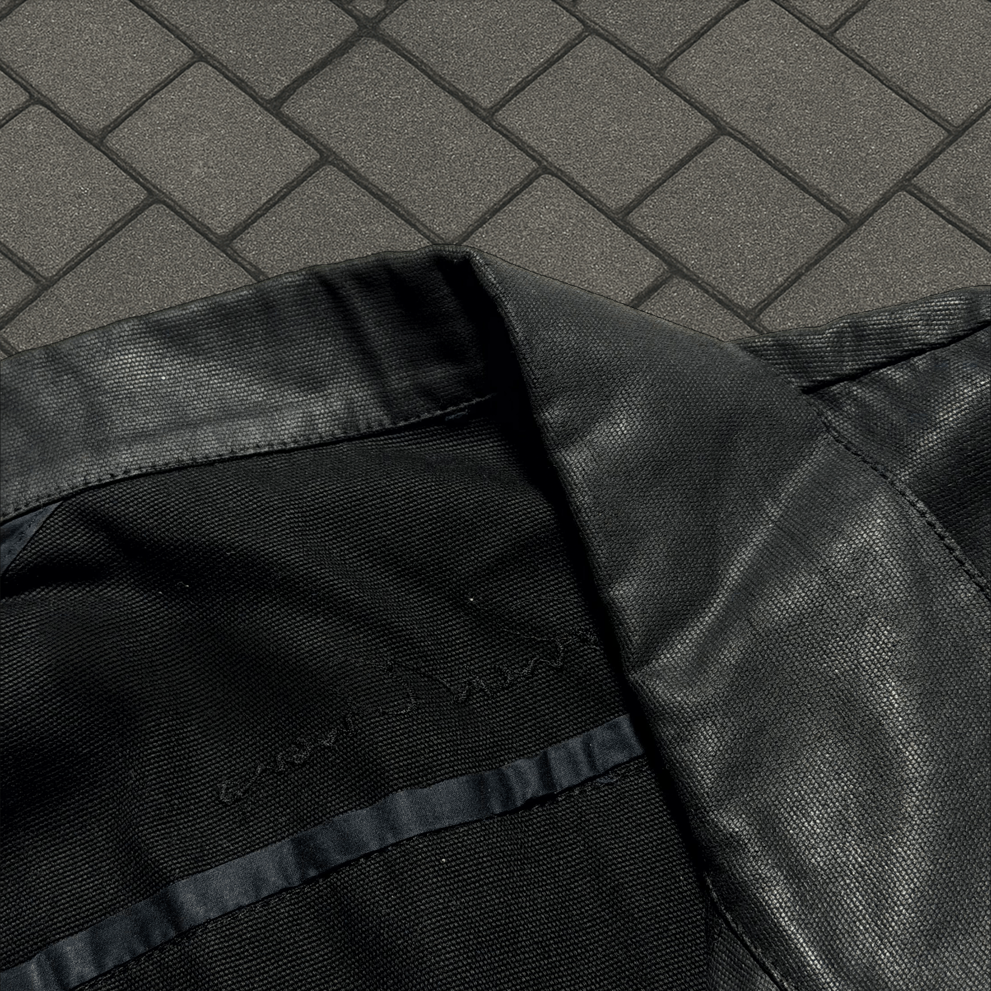 Rick Owens SS03 Rick Owens 'Suckerball' Reconstructed Wax Jacket Size US XS / EU 42 / 0 - 3 Thumbnail