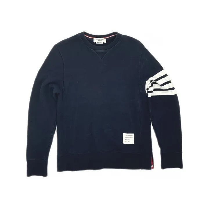 Thom Browne Thom Browne Classic Crewneck Sweatshirt for Men -2507 Size US M / EU 48-50 / 2 - 8 Thumbnail