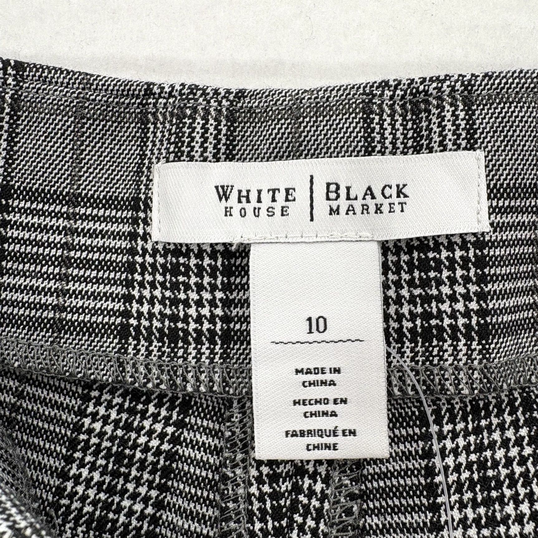White House Black Market White House Black Market Pants Womens 10 Gray Plaid Signature Refined Stretch Dress Pants Women Regular Size 10 Gray Plaid Refined Stretch Size 32" / US 10 / IT 46 - 4 Thumbnail