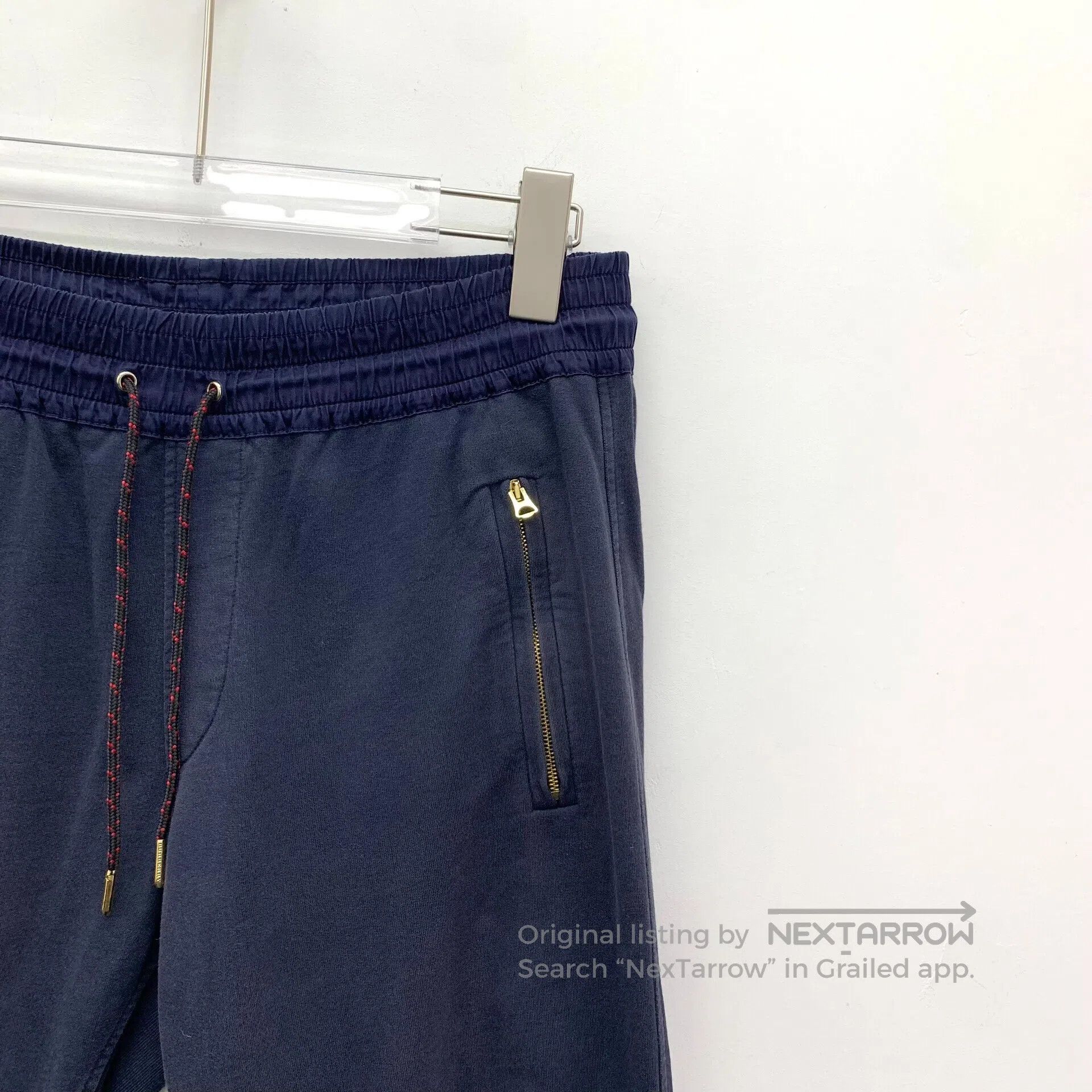 Burberry Burberry size XS Dark Blue Cotton Zipper Design Drawstring Size US 27 - 3 Thumbnail
