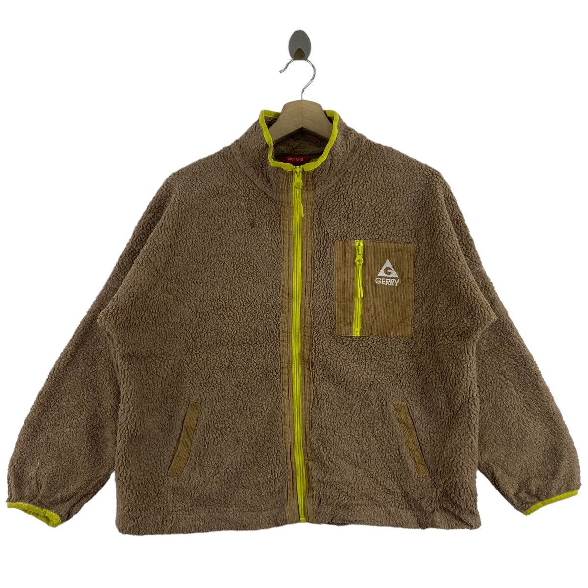 Other GERRY Outdoors Deep Pile Sherpa Brown Bomber Jacket Size US L / EU 52-54 / 3 - 1 Thumbnail