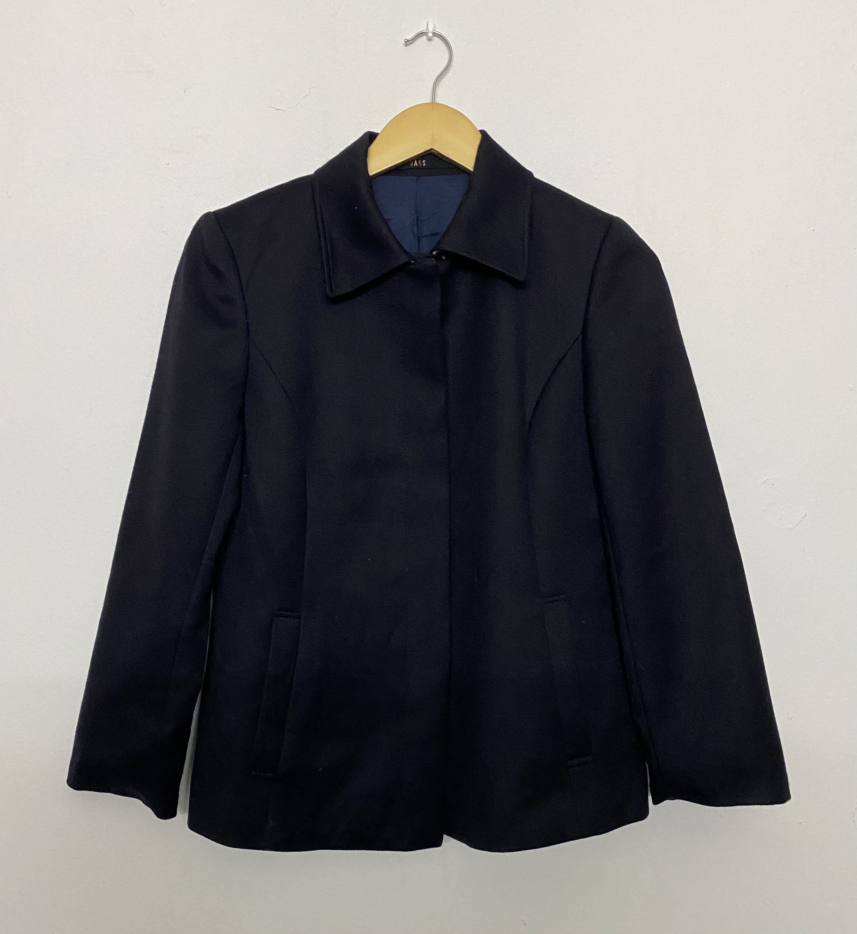 DAKS DAKS London Made In Japan Plain Black Jacket Size S / US 4 / IT 40 - 1 Thumbnail