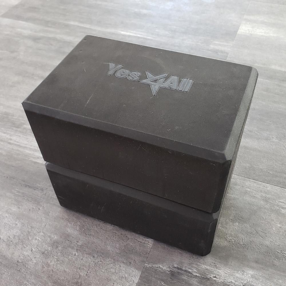 Designer Black Foam Yes4All Fitness Yoga Block Bundle Size ONE SIZE - 1 Thumbnail