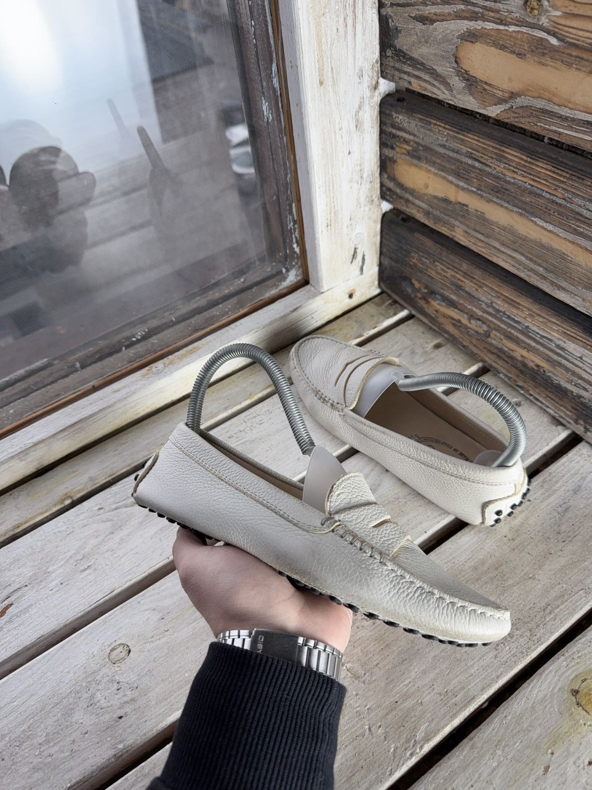 Tod's Tod’s Gommino Pebble Leather Driving Loafers Wmns US6.5 Size US 6.5 / IT 36.5 - 3 Thumbnail