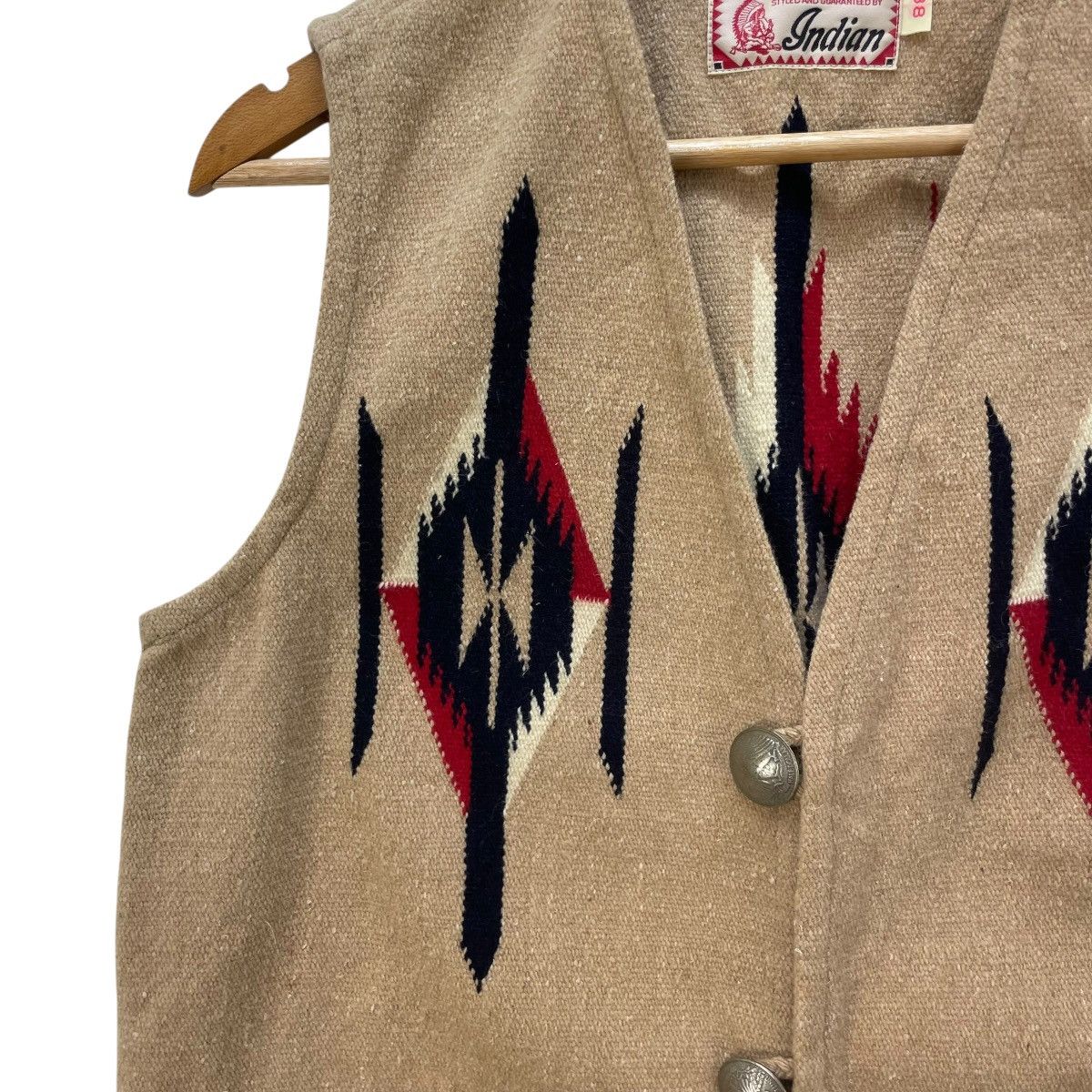 Toyo Enterprises 🔥 Vintage Toyo Enterprise Chimayo Blanket Vest Native Jacket Size US M / EU 48-50 / 2 - 4 Thumbnail