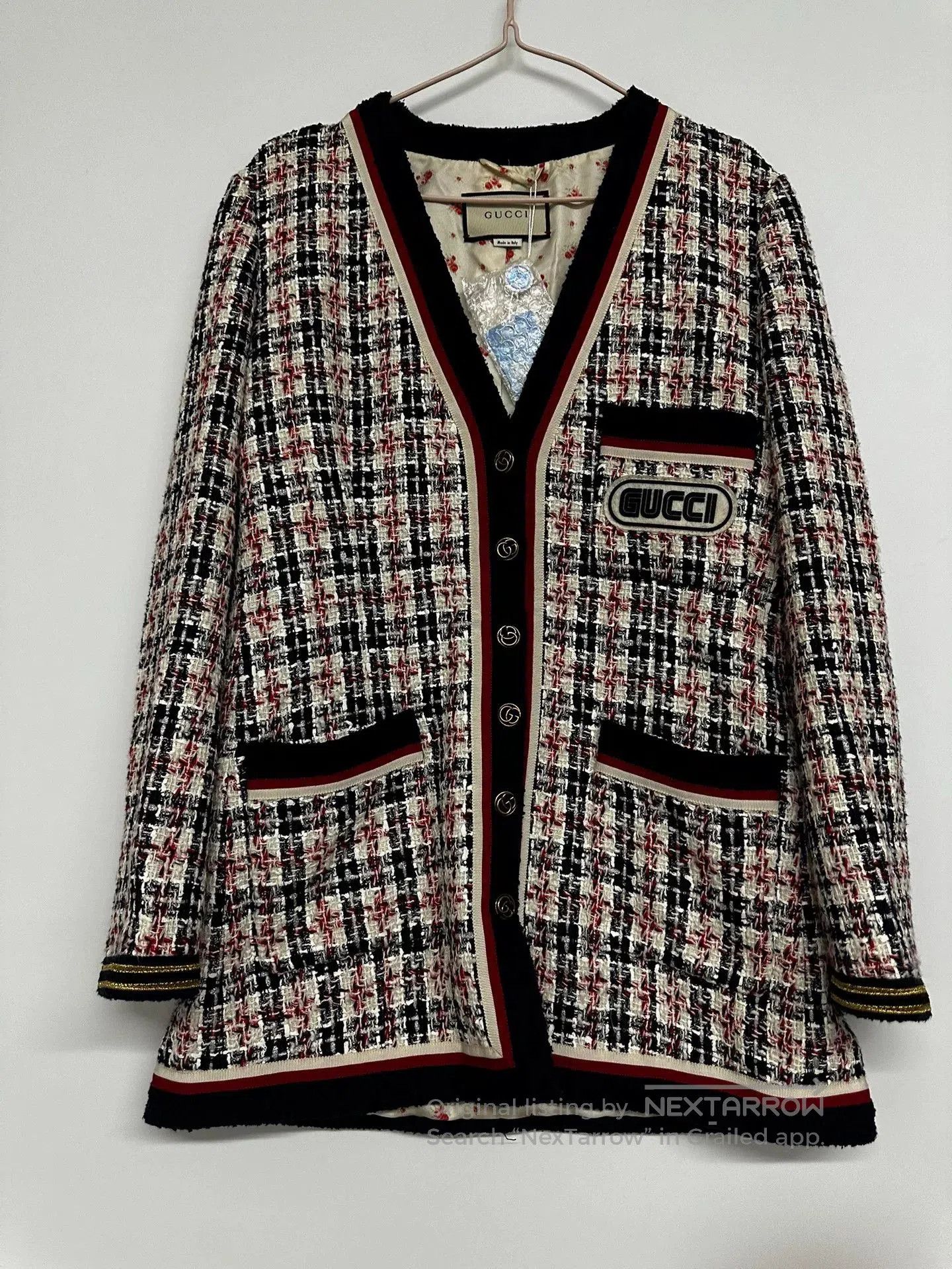 Gucci Gucci Tweed Pattern Jacket. Size US S / EU 44-46 / 1 - 1 Thumbnail