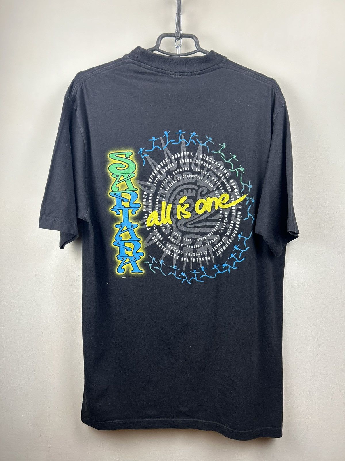Vintage Vintage 2002 Carlos Santana All Is One Tour T-shirt Size US XL / EU 56 / 4 - 10 Thumbnail