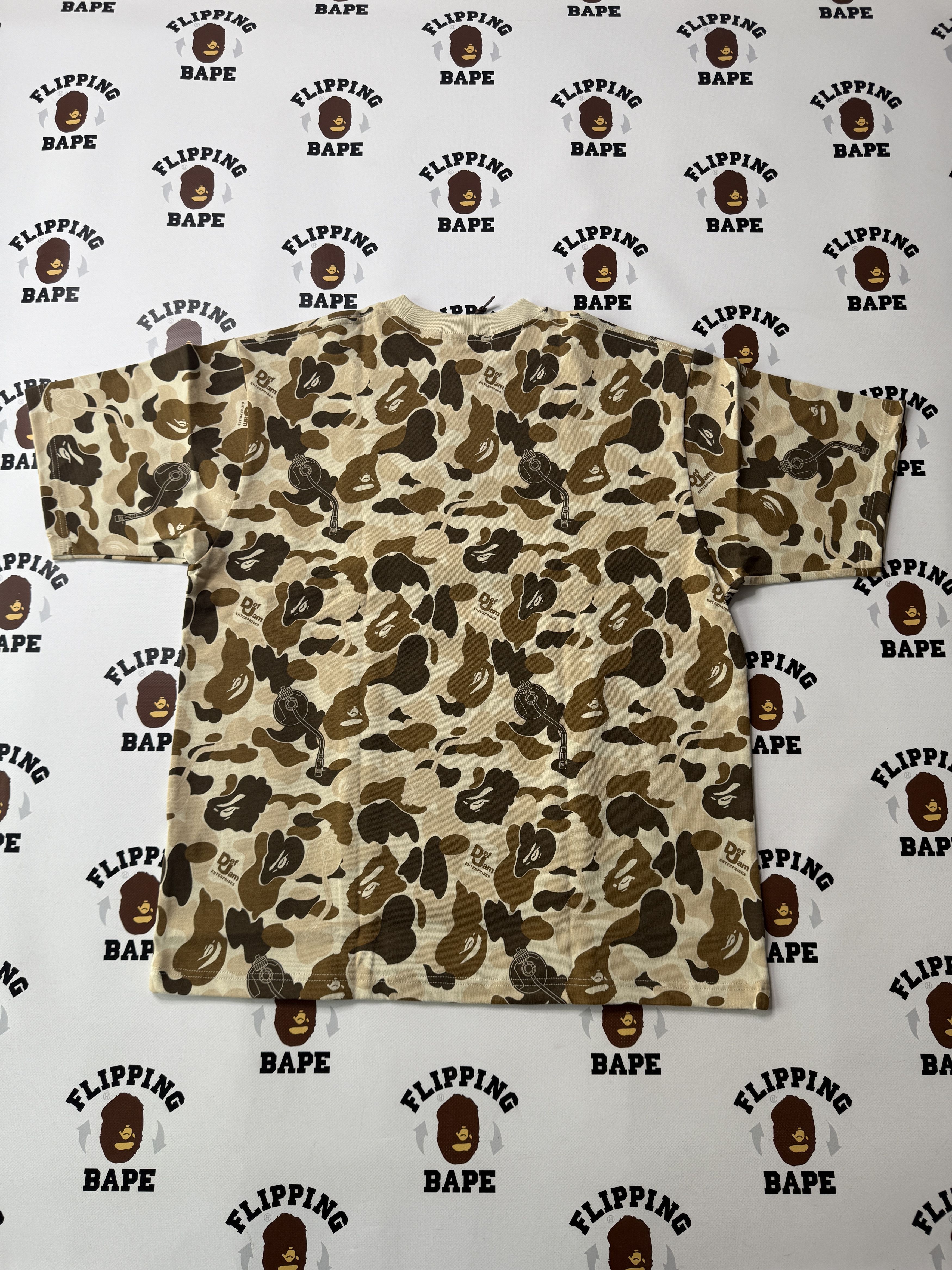 Bape BAPE X DEF JAM CAMO RELAXED FIT TEE Size US L / EU 52-54 / 3 - 2 Thumbnail