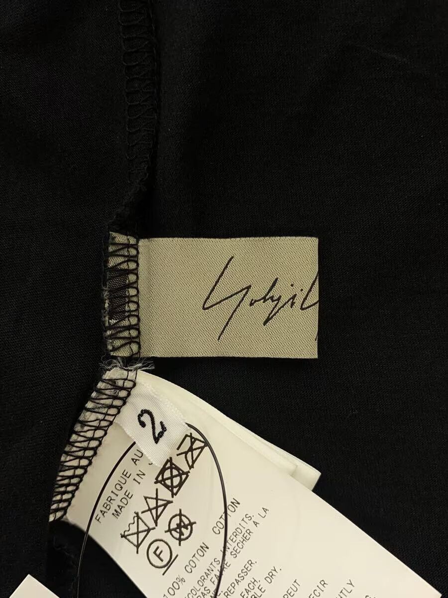 Yohji Yamamoto YOHJI YAMAMOTO draped-detail cotton T-shirt FZ-T30-074 Size US M / EU 48-50 / 2 - 3 Thumbnail