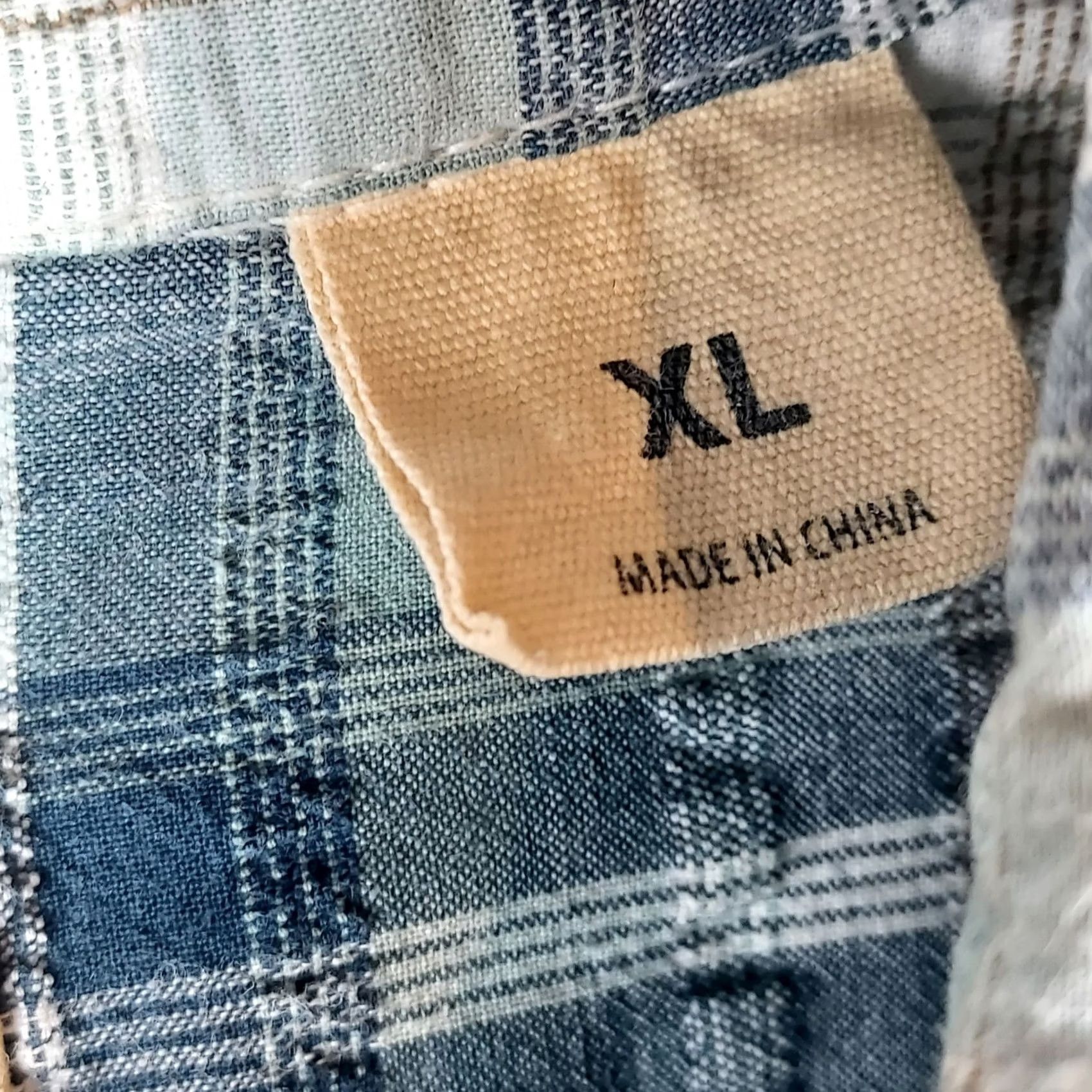 Vintage RedHead Shirt XL Blue Cotton Plaid Button-Down Short Sleeve Dress Shirt Mens Size US XL / EU 56 / 4 - 5 Thumbnail