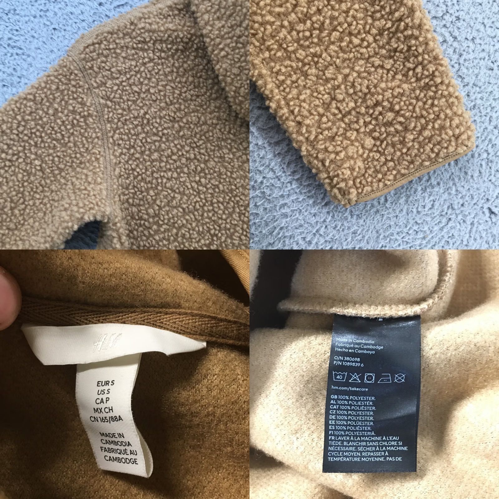 H&M H&M Hoodie Fleece Sweater Mens S Brown Quarter Zip Long Sleeve Pullover Casual Size US S / EU 44-46 / 1 - 9 Thumbnail