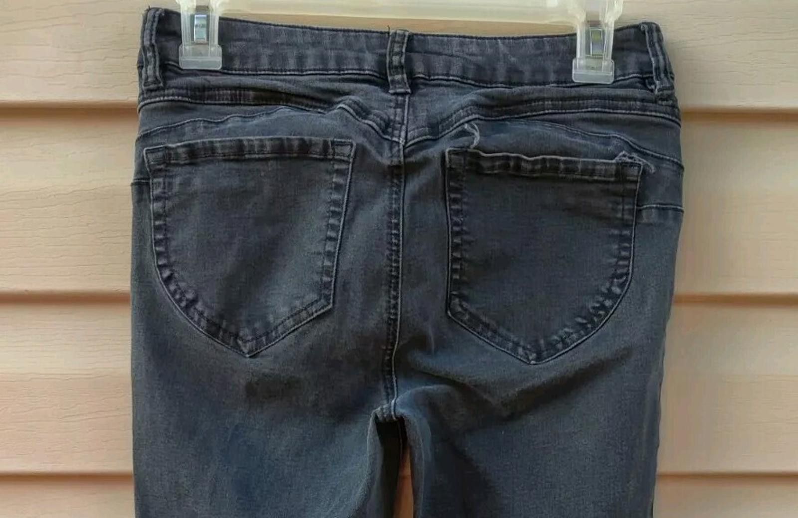 Other Refuge Jeans 8 Faded Black Stretch Denim Taper Leg 5 Pocke Size 30" / US 8 / IT 44 - 6 Thumbnail