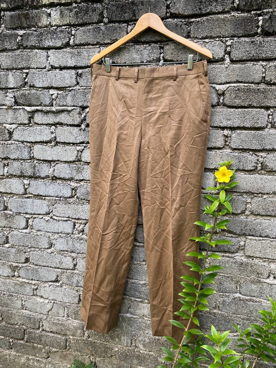 Vintage Wool Trouser Pants Size 33 Size US 33 - 2 Thumbnail