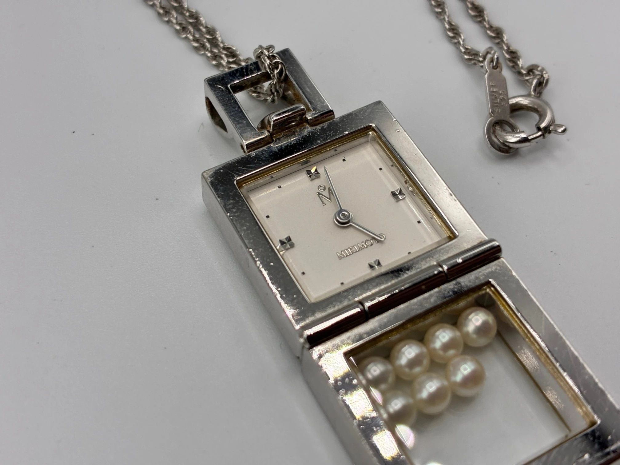 Mikimoto Mikimoto International Vintage Cultured Pearl Watch Pendant Size ONE SIZE - 1 Thumbnail