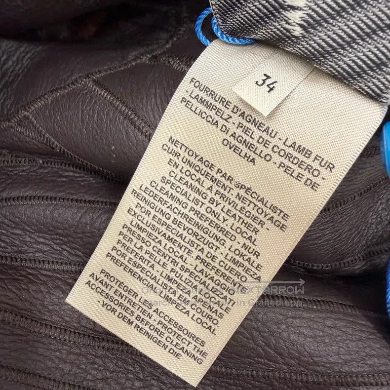 Hermes Hermes Gold Brown Lamb Fur Vest Size XXS / US 00 / IT 34 - 4 Thumbnail
