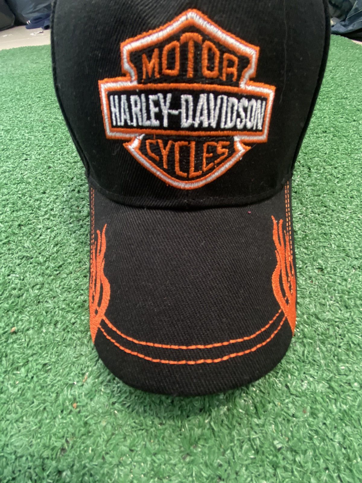 Vintage Harley davidson cap hat vintage Size ONE SIZE - 2 Thumbnail