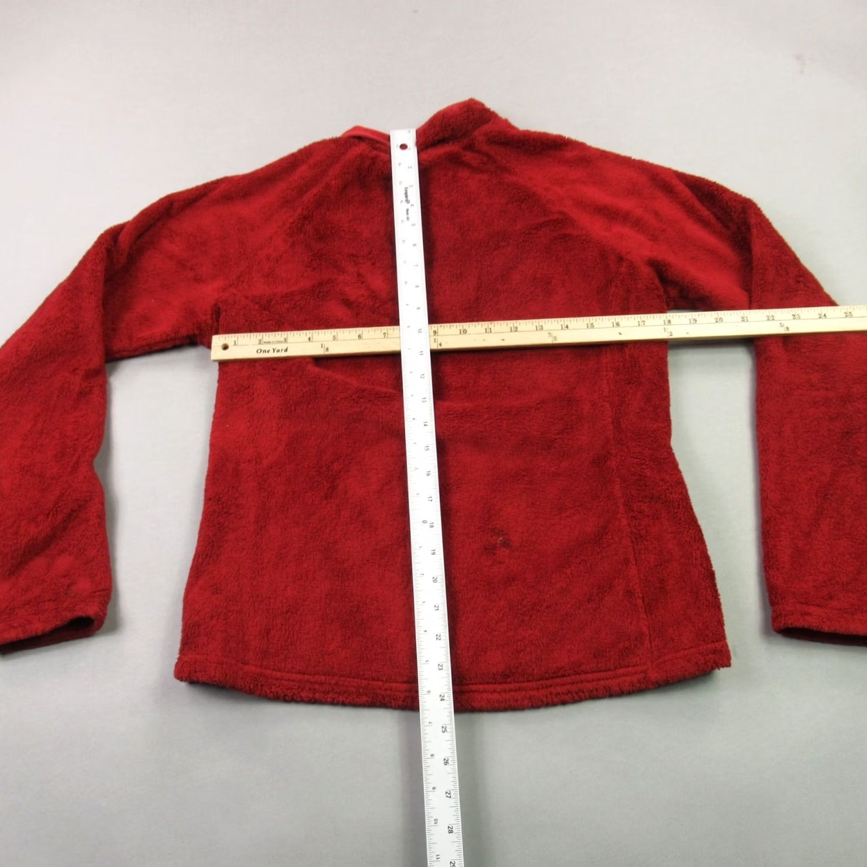 The North Face VINTAGE? NORTH FACE Sweater Womens Medium Long Sleeve Red High Neck 1/4 Zip Pullover Size M / US 6-8 / IT 42-44 - 7 Thumbnail