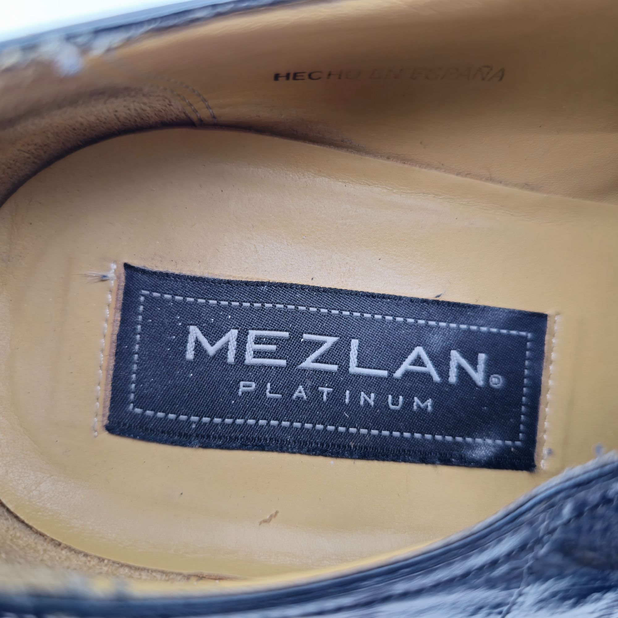 Mezlan Vintage Mezlan Platinum Exotic Eel Skin Men's Size 7E Black Size US 7 / EU 40 - 10 Thumbnail