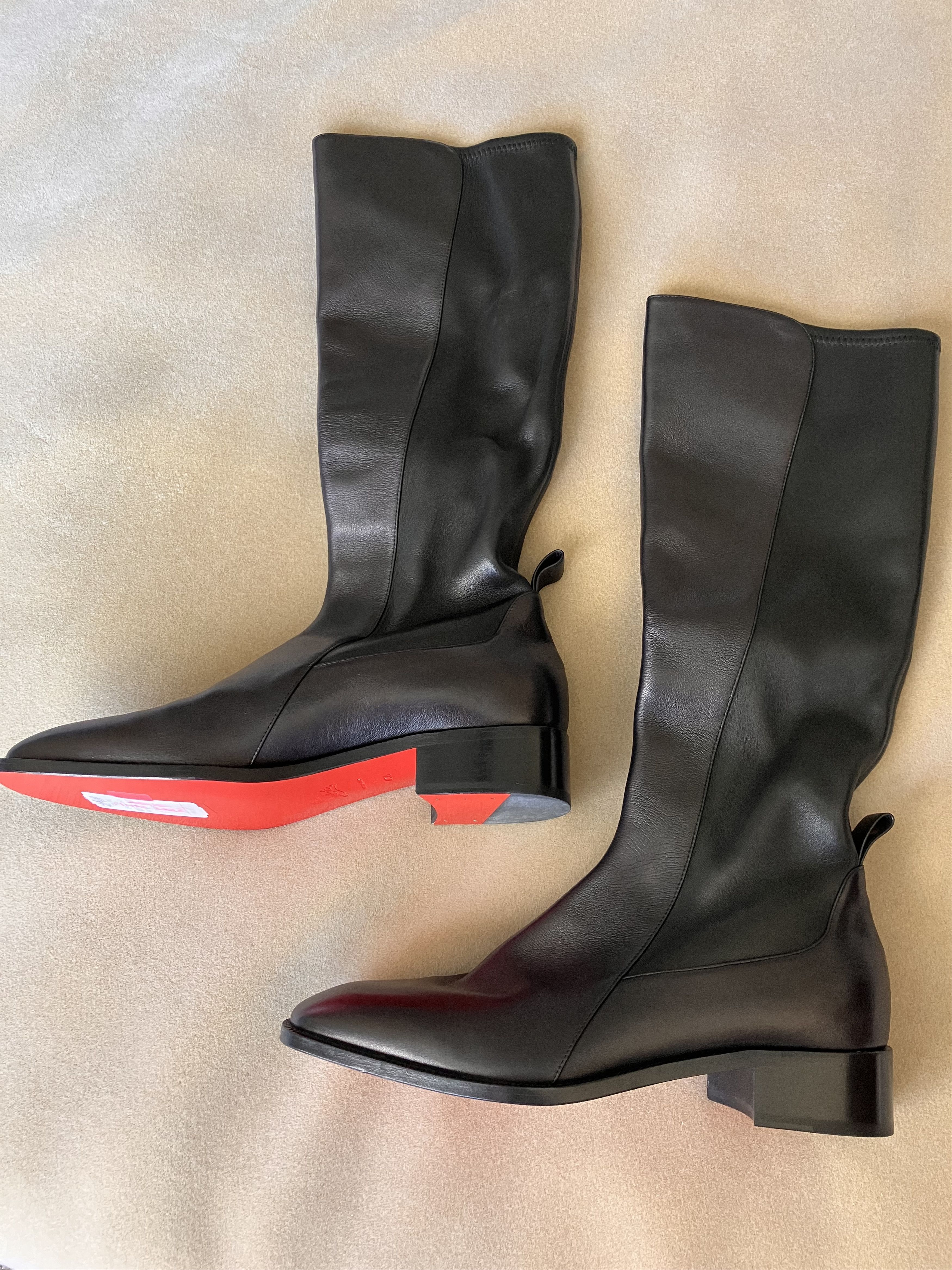 Christian Louboutin Christian Louboutin Tagastretch Knee-High Leather Boots Size US 9.5 / IT 39.5 - 1 Thumbnail