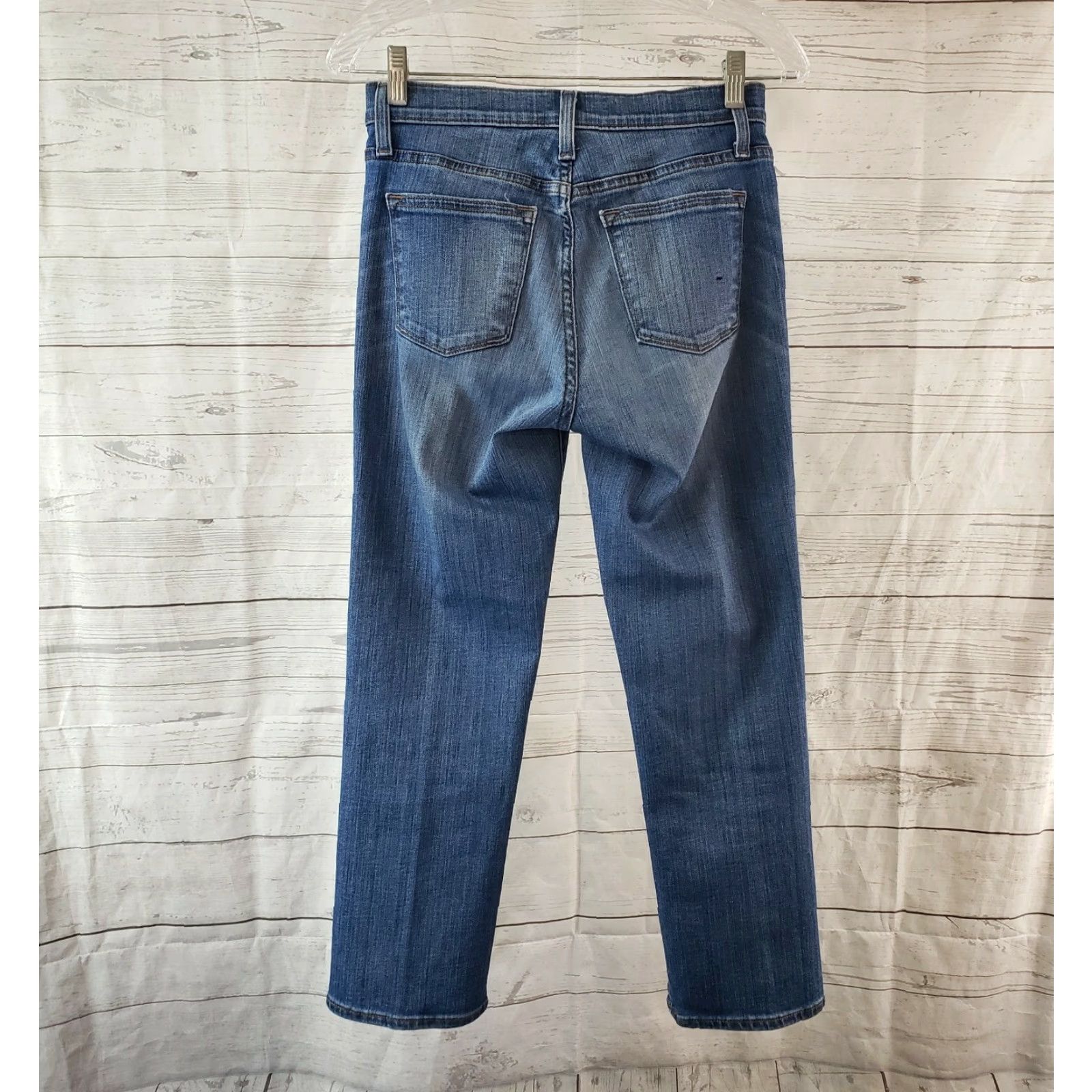 J.Crew J.Crew Jeans Womens Cropped Mid Rise Size 26 Blue Cotton Denim Vintage? No, Vintage: No Size 26" / US 2 / IT 38 - 3 Thumbnail