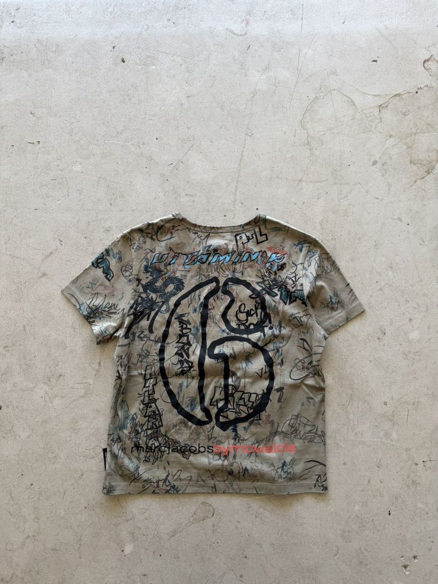 Marc Jacobs × Mowalola Mowalola x Marc Jacobs Graffiti Baby Tee Size XL / US 12-14 / IT 48-50 - 7 Thumbnail