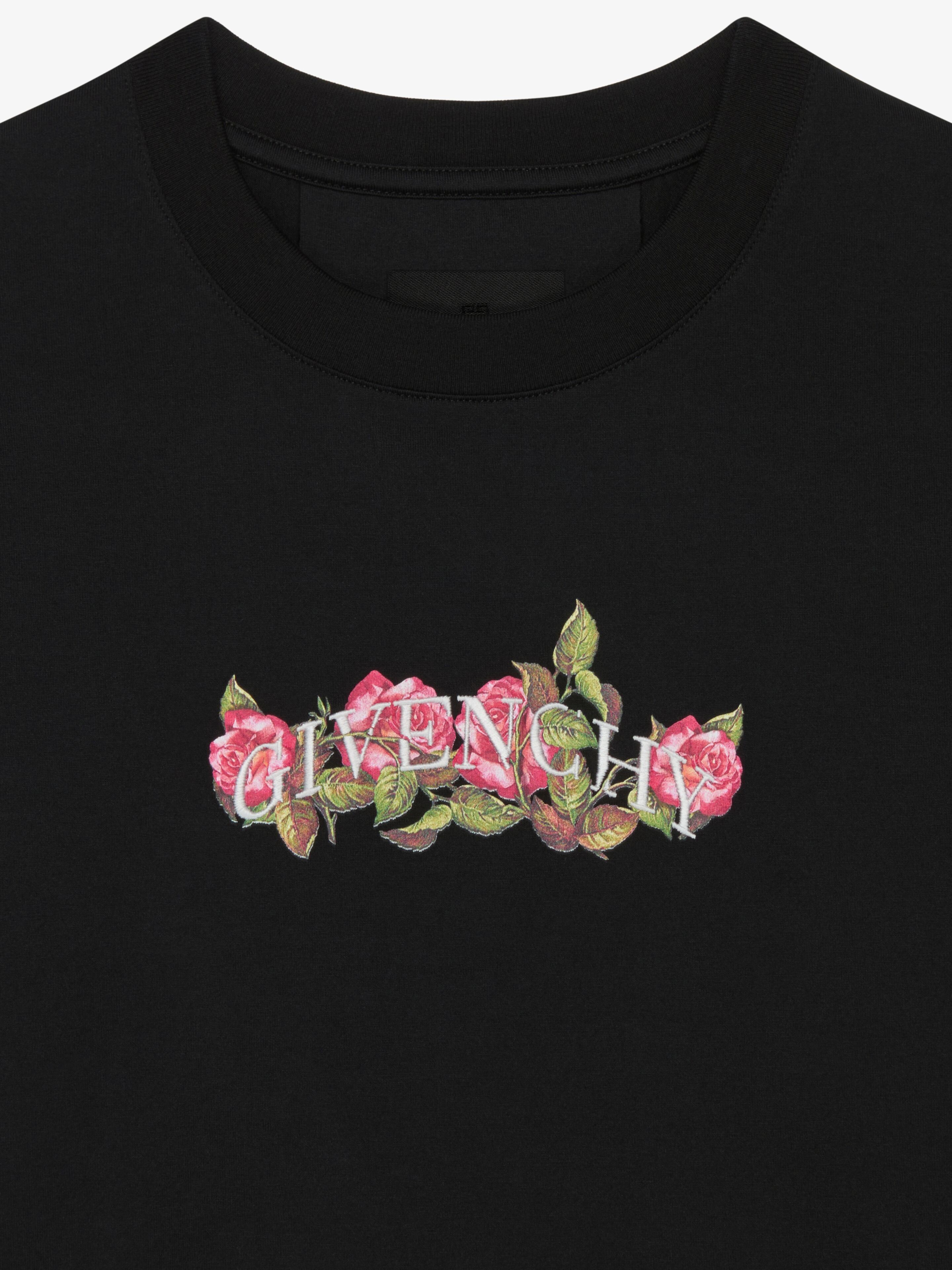 Givenchy o1srvl11e0725 Slim Fit T-Shirt in Black Size XS / US 0-2 / IT 36-38 - 5 Thumbnail