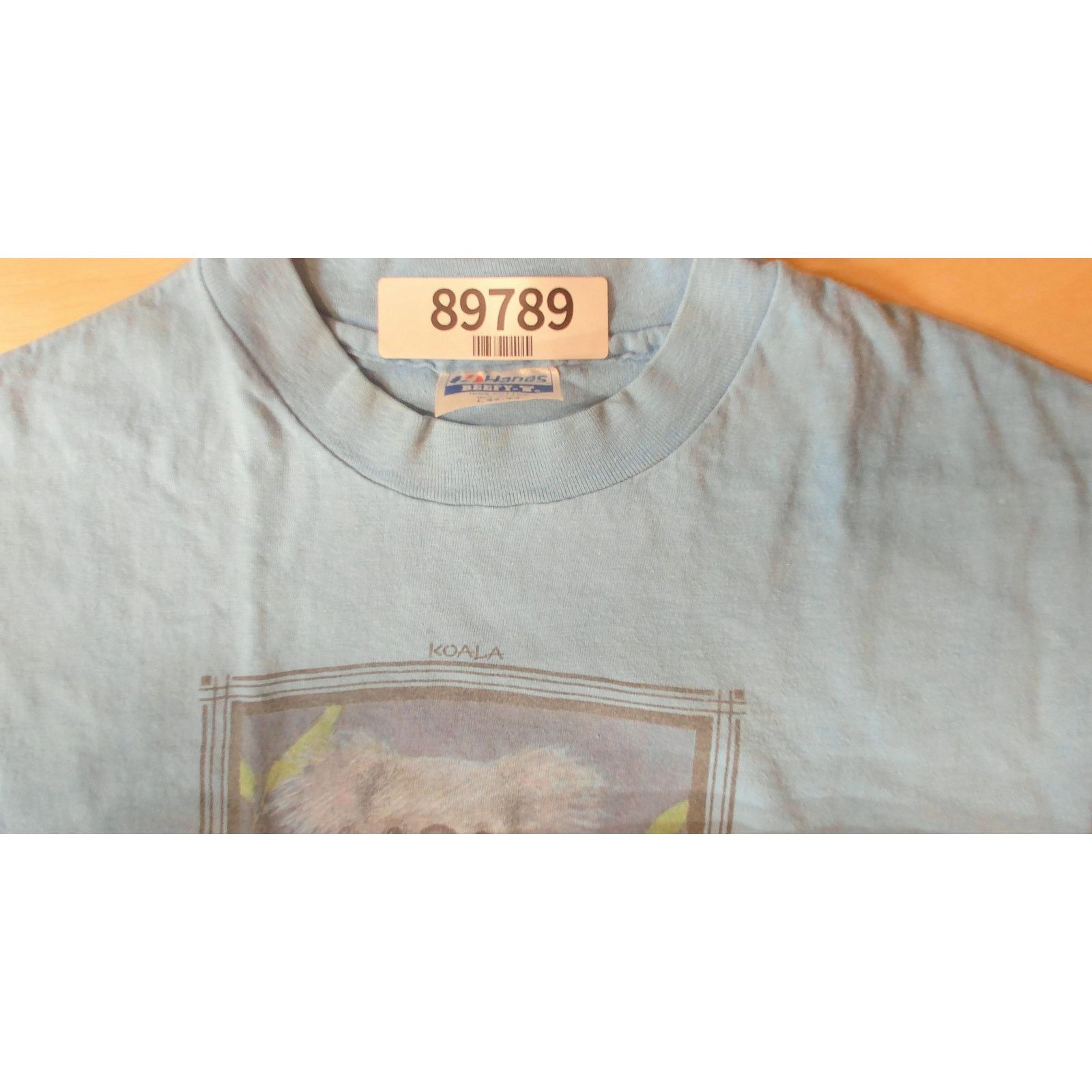 Hanes VTG 80s Hanes Beefy-T San Diego Zoo Koala Tee Single Stitch Size US M / EU 48-50 / 2 - 5 Thumbnail