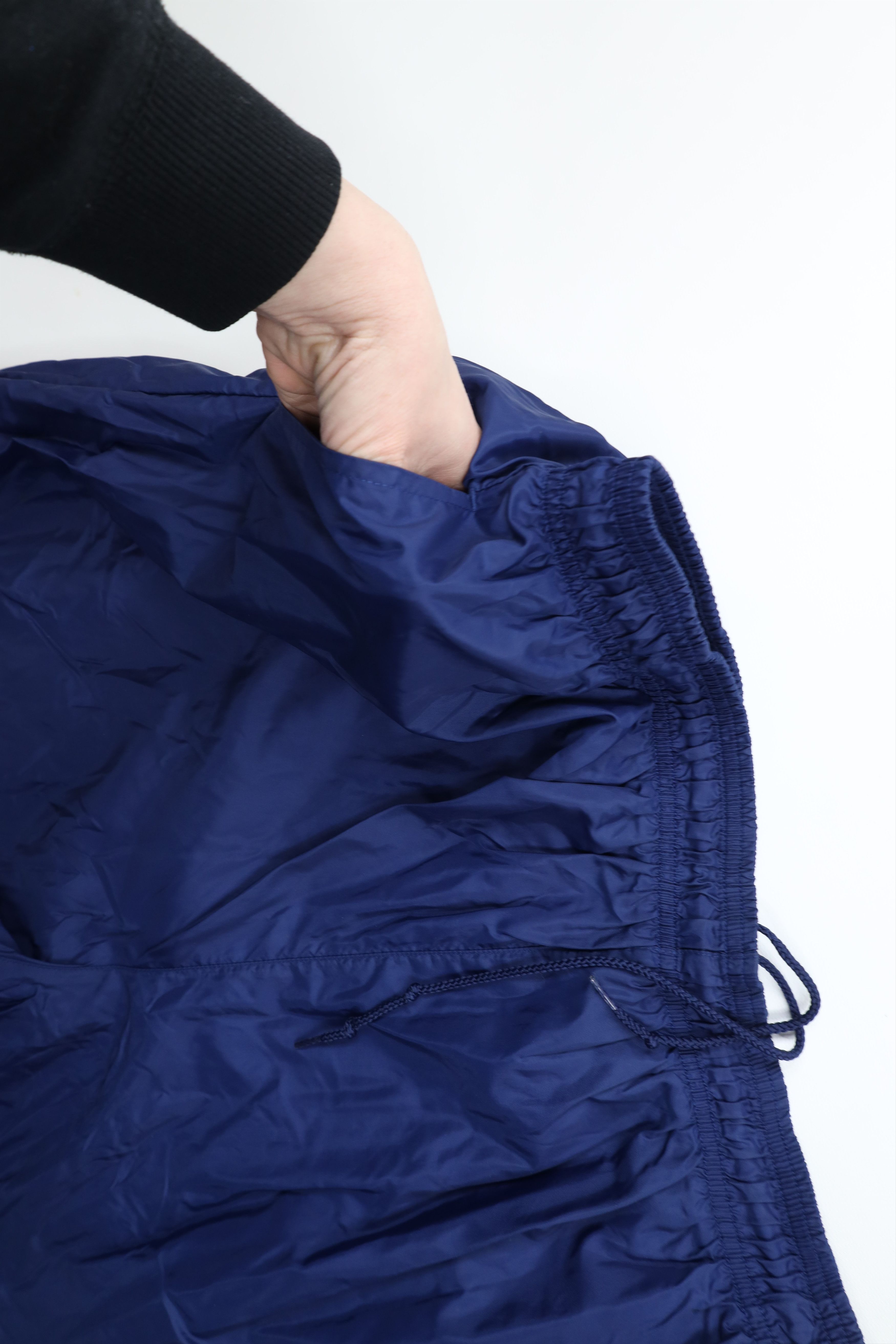 Nike × Vintage Vintage 90s Nike Scott Mini Swoosh Lined Nylon Joggers Size US 40 / EU 56 - 8 Thumbnail