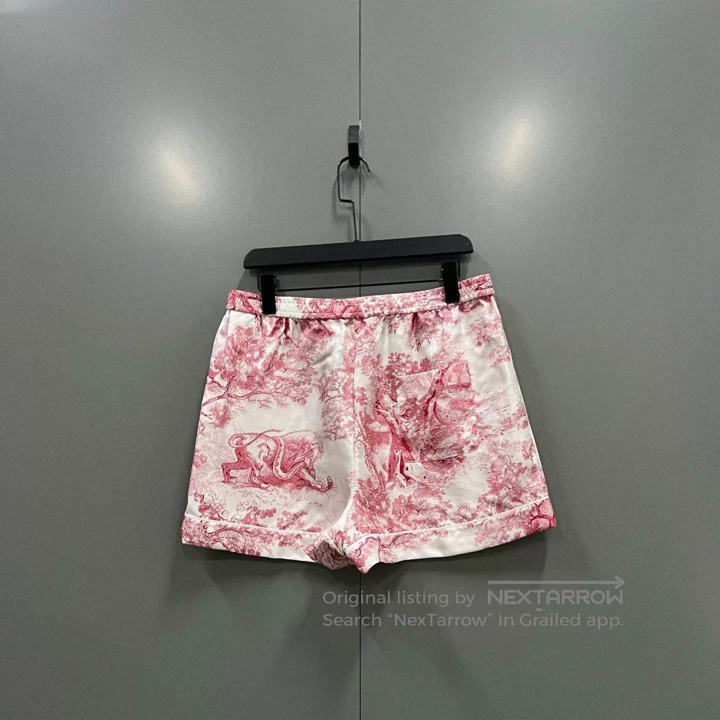 Dior Dior Silk Animal Print Shorts. Size 37" - 2 Thumbnail