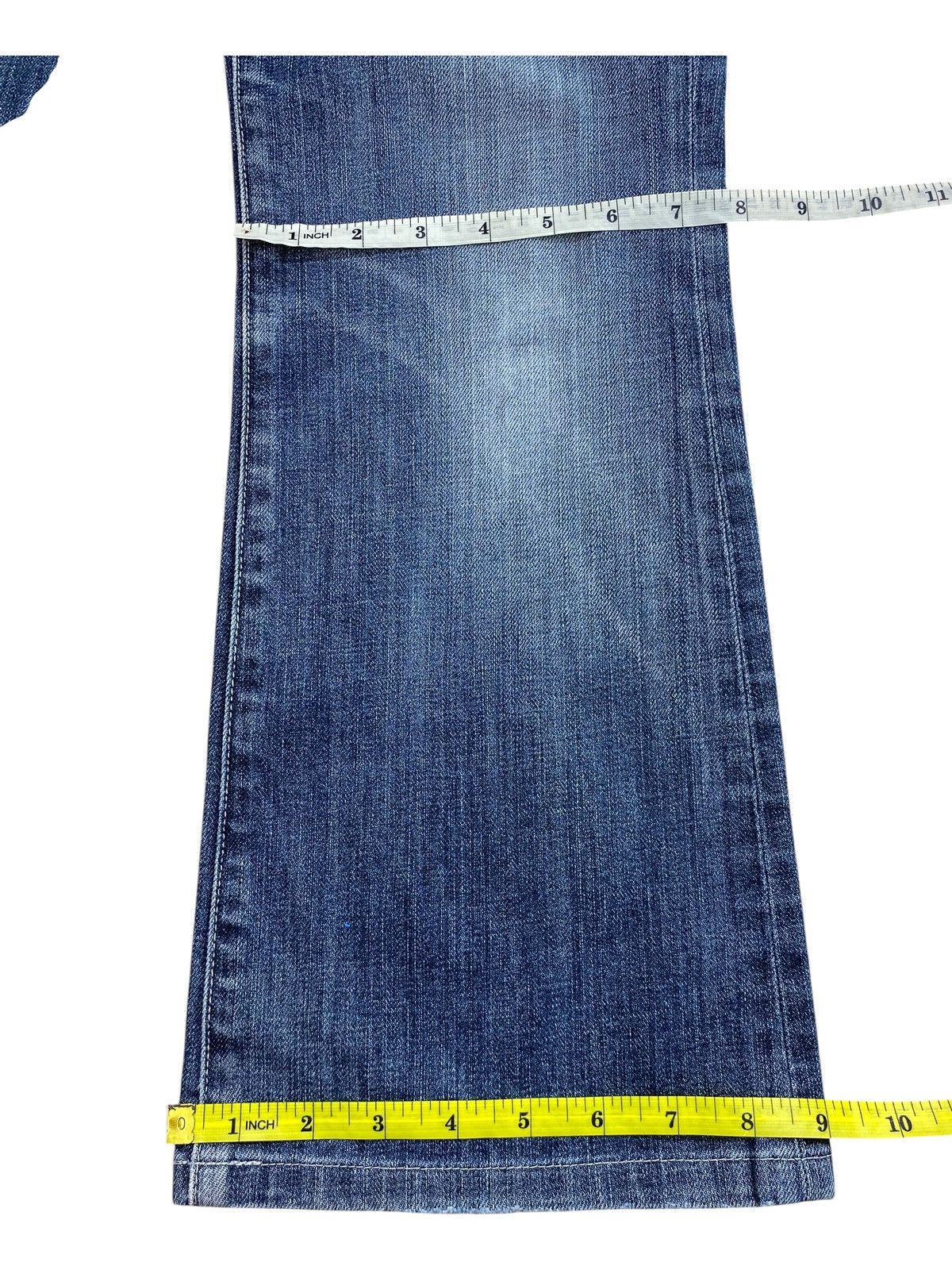 POST ARCHIVE FACTION (PAF) UNIQLO Brand Whiskers Faded Wash Style Flare Jeans Size US 30 / EU 46 - 10 Thumbnail