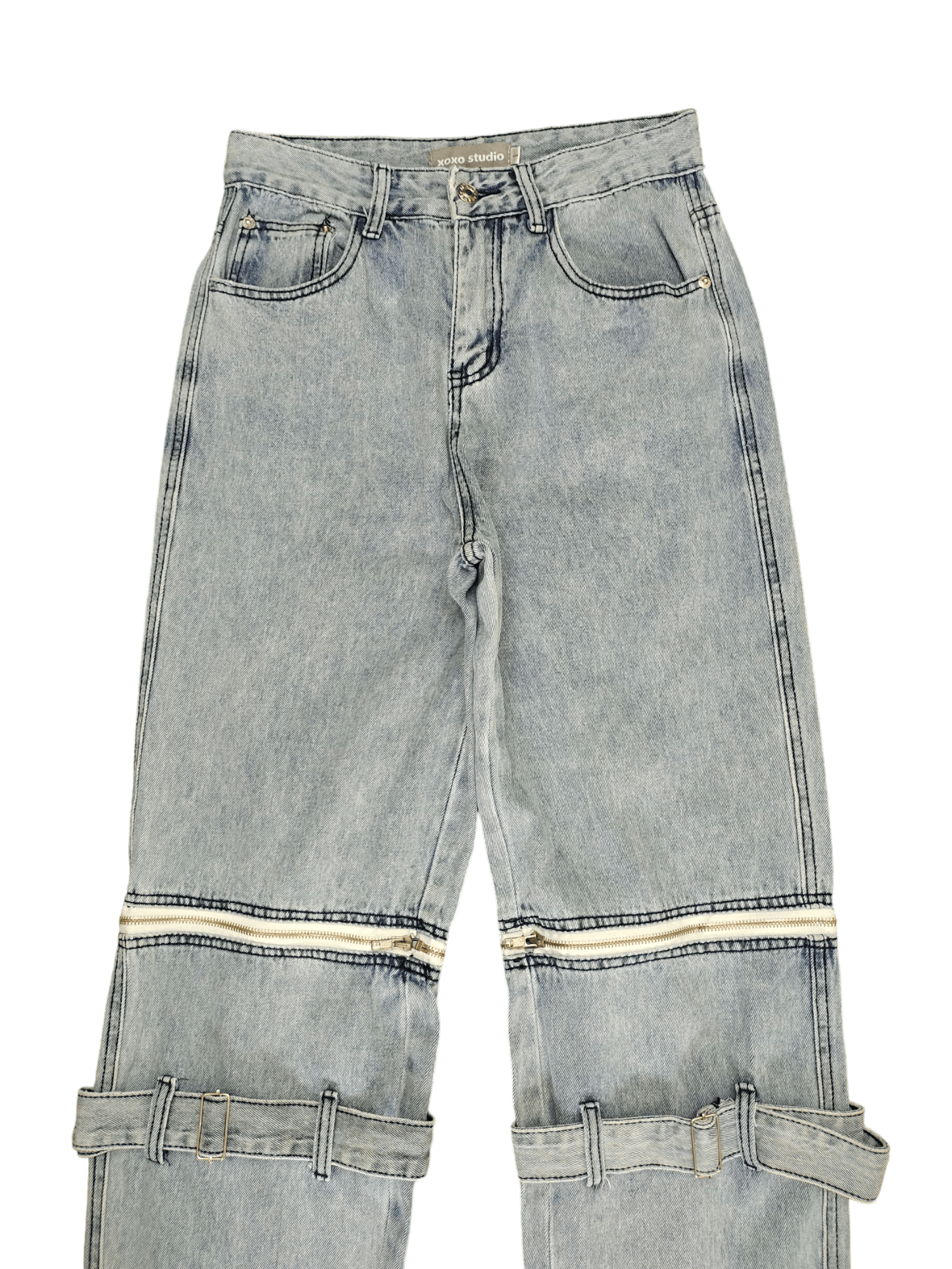Hysteric Glamour Japanese Brand Bondage Seditionaries Denim Pants Hysterics Size US 28 / EU 44 - 2 Thumbnail