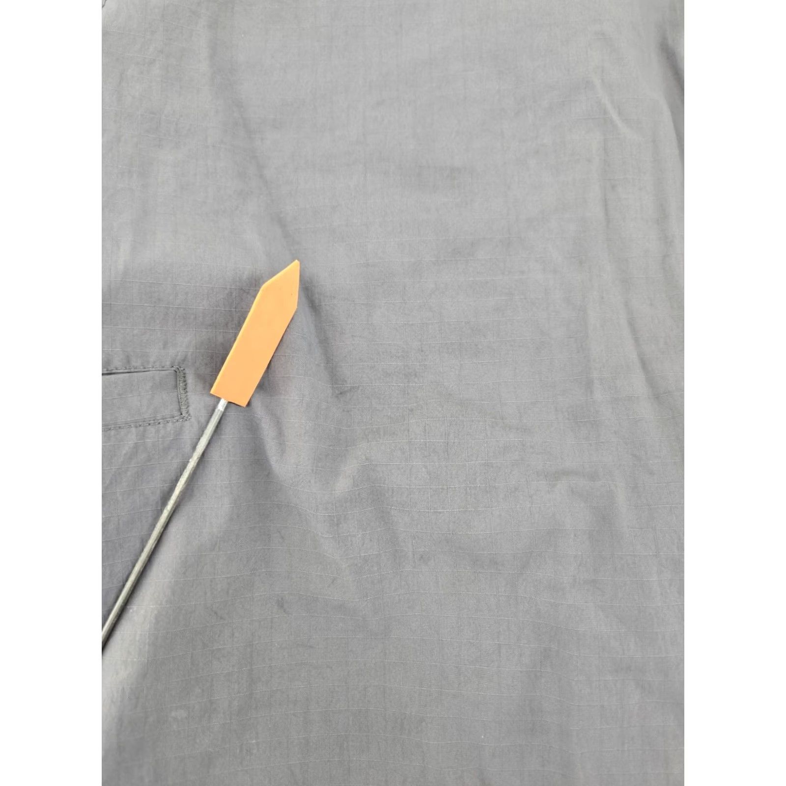 Vintage AFTCO Mens Cargo Fishing Size 30 Gray Nylon Regular Rise 30 in Waist Cargo Pocket Front Flat Front Pants Shirt? Size US 30 / EU 46 - 5 Thumbnail