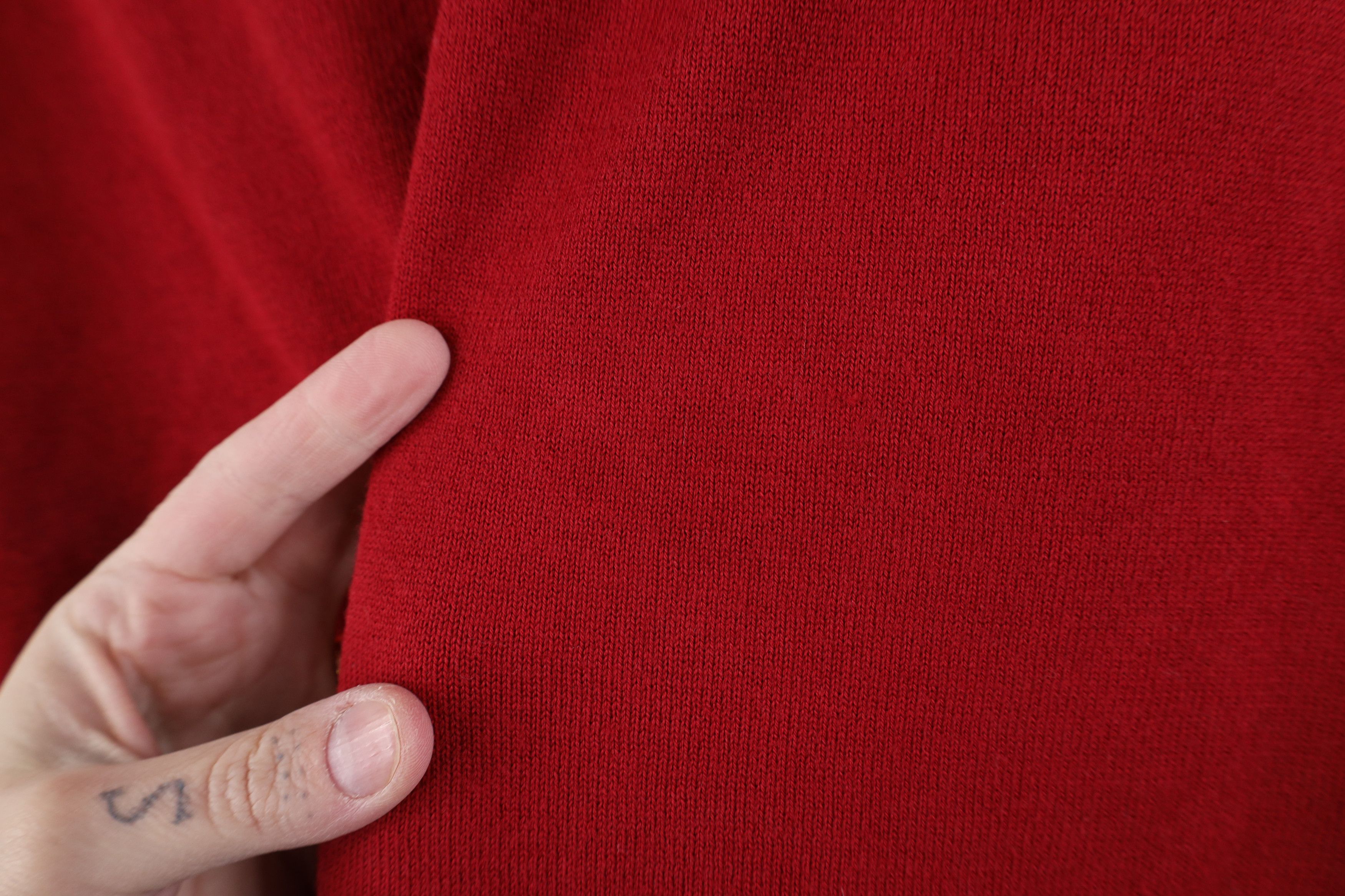 Vintage Vintage 90s Y2K Ohio State University Ribbed Sweater Red Size US XXL / EU 58 / 5 - 9 Thumbnail