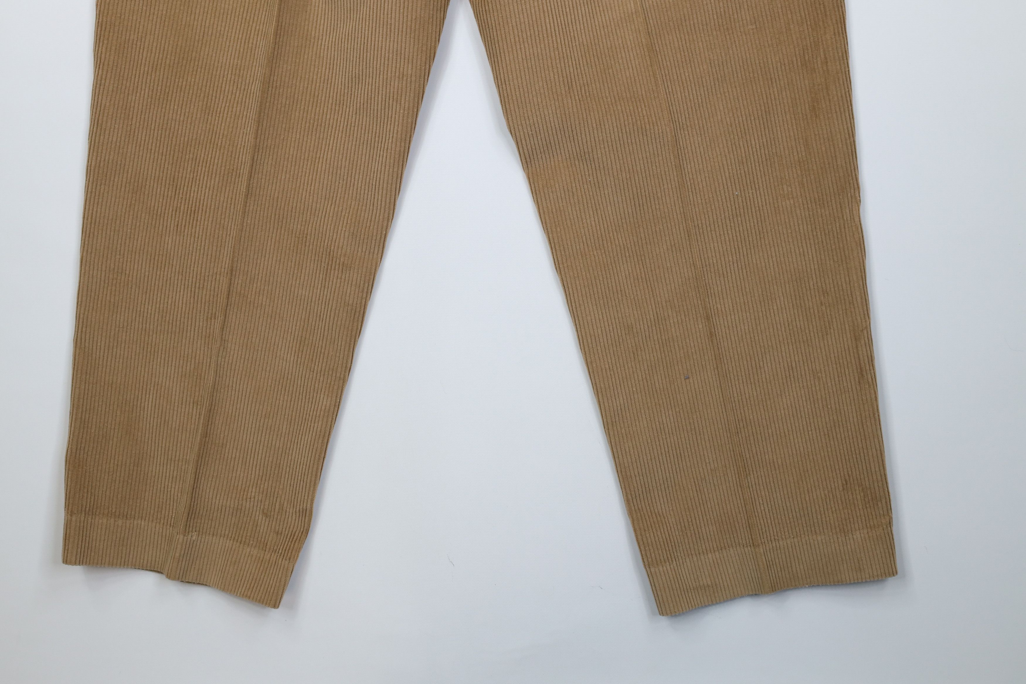 L.L. Bean Vtg 90s LL Bean Wide Leg Corduroy Chino Pants Trousers Beige Size US 34 / EU 50 - 14 Thumbnail