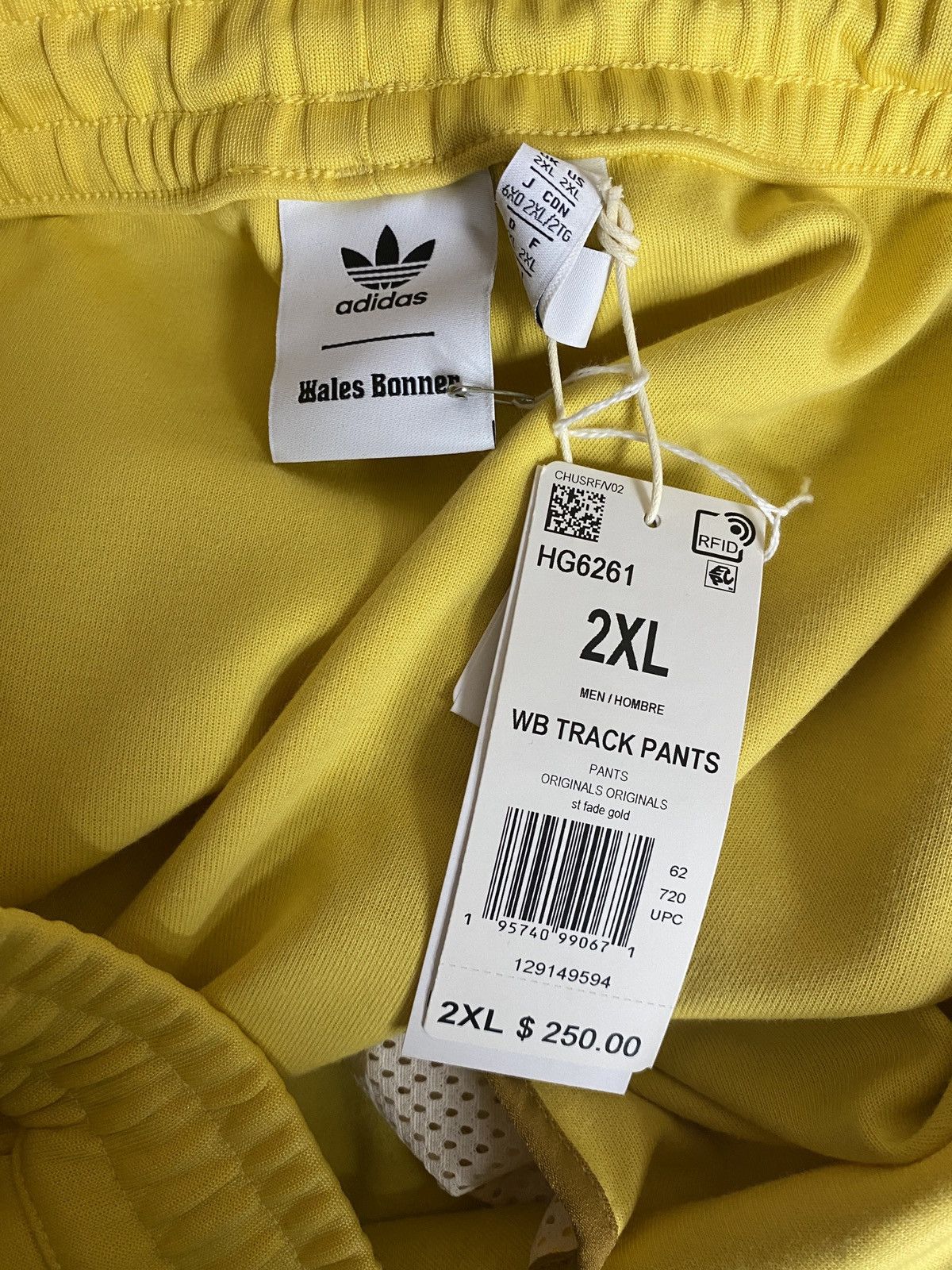 Adidas × Wales Bonner Adidas Wales Bonner Yellow Track Pants Size US 40 / EU 56 - 5 Thumbnail
