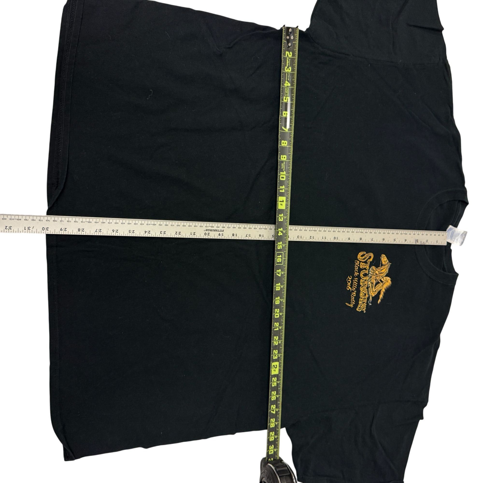 Gildan STURGIS Black Hills RALLY Indian CHIEF GHOST Rider Biker Tee Size US XXL / EU 58 / 5 - 5 Thumbnail