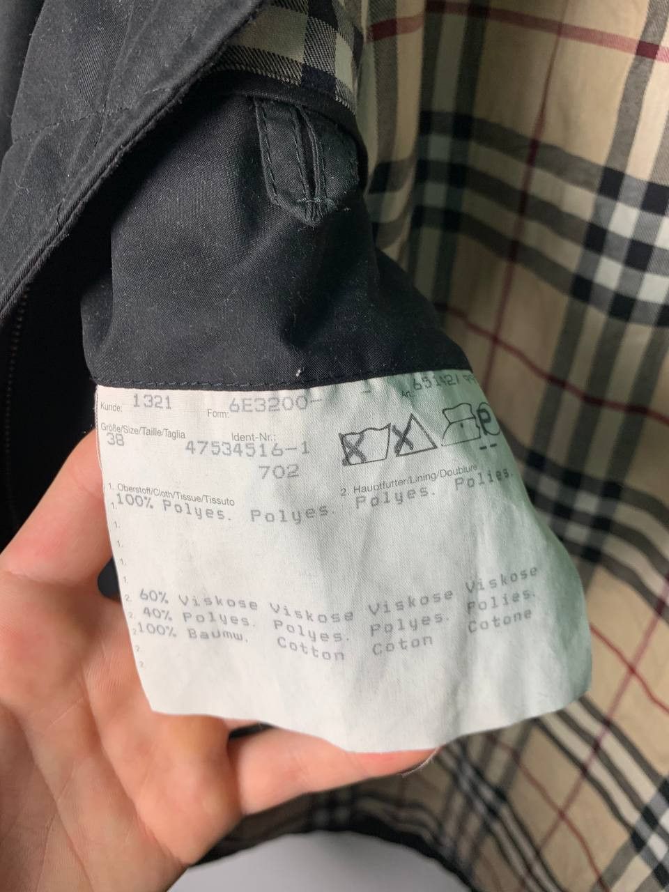 Burberry Vintage Y2K designer luxury Burberry Quilted Jacket Sz 38 Size XS / US 0-2 / IT 36-38 - 7 Thumbnail
