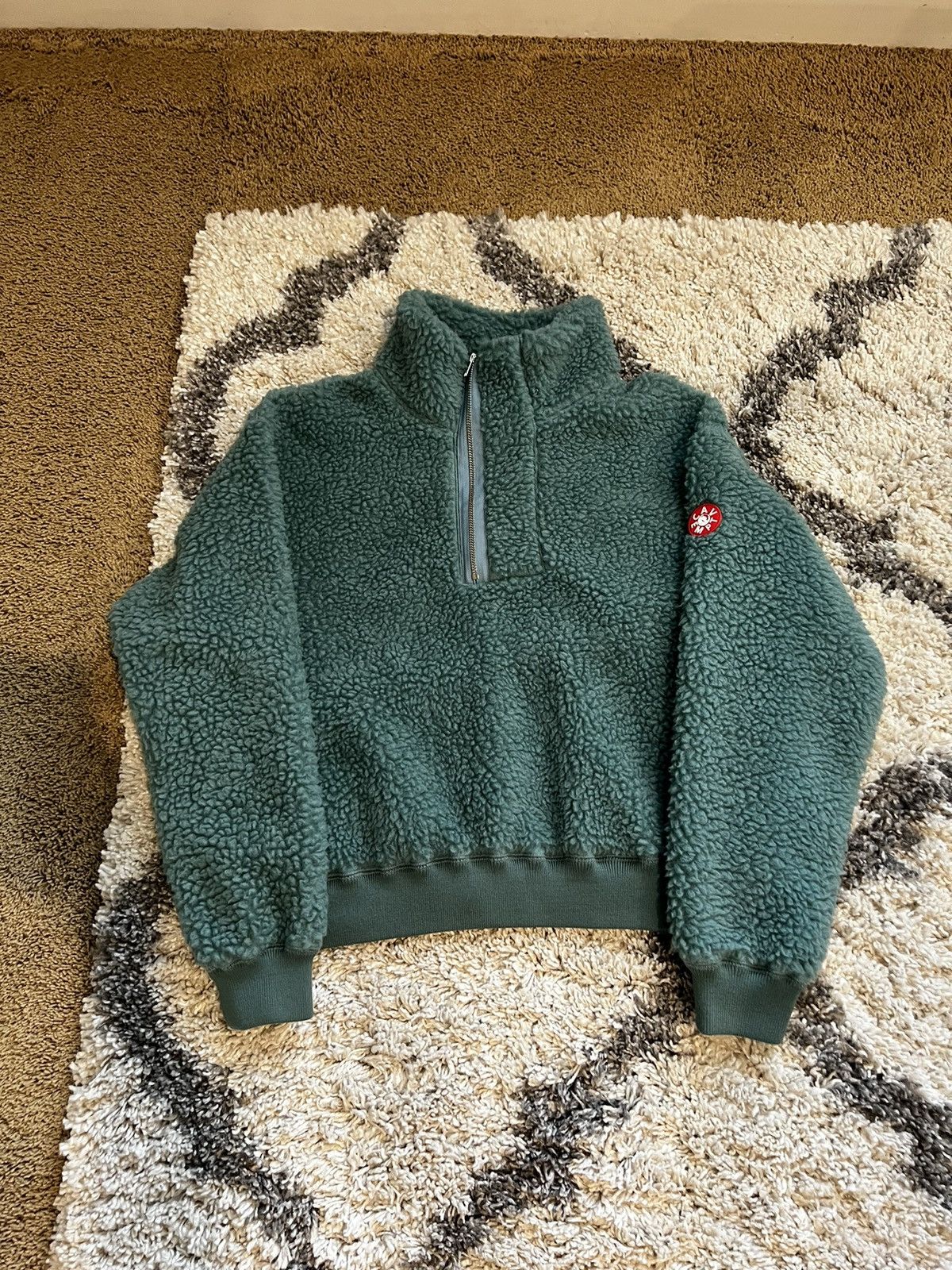 Cav Empt Cav Empt Wool Boa Heavy Half Zip | Grailed 