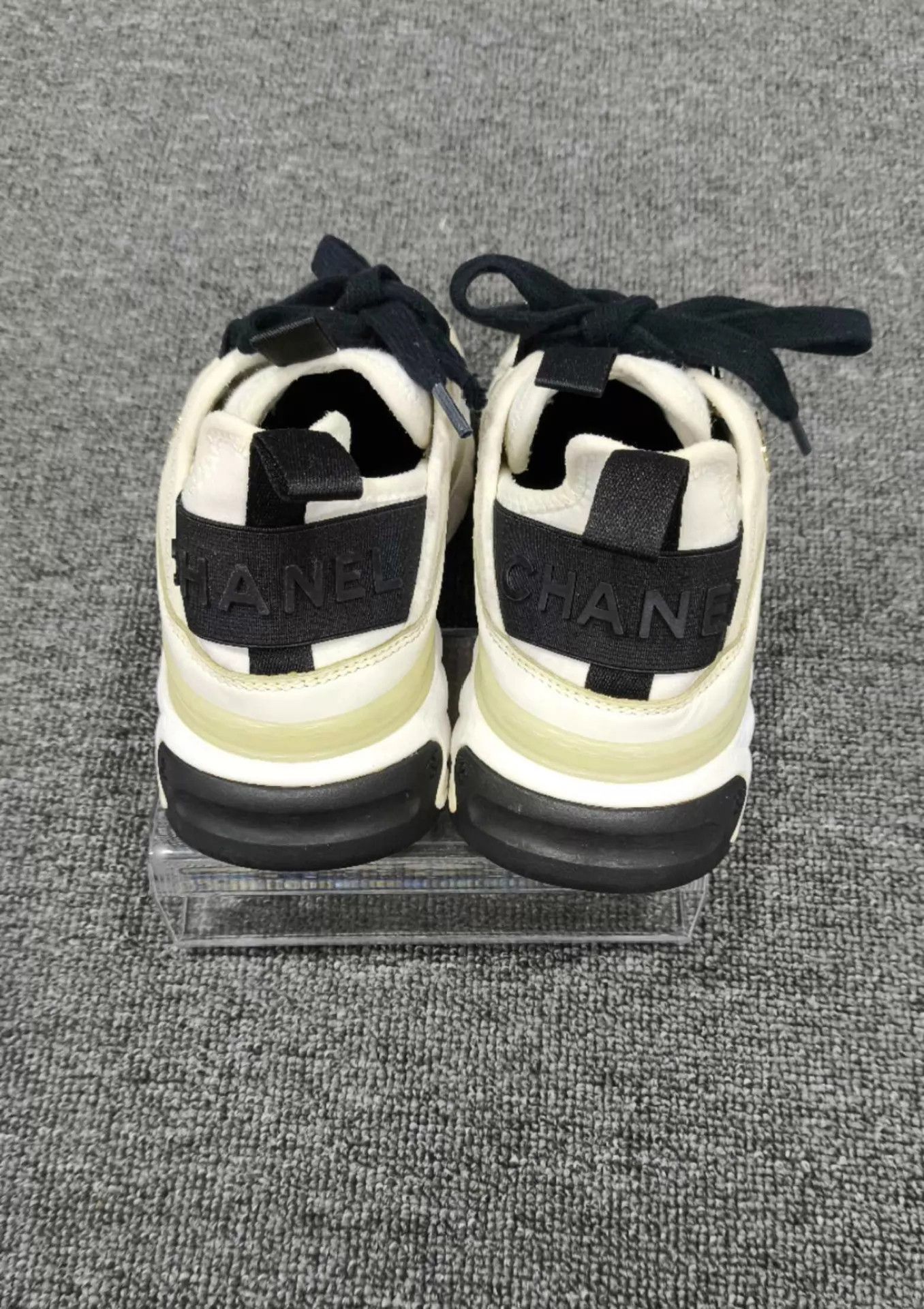 Chanel Chanel Women's Classic Metal Logo Platform Sneaker 98 New 36 Size US 5.5 / IT 35.5 - 5 Thumbnail