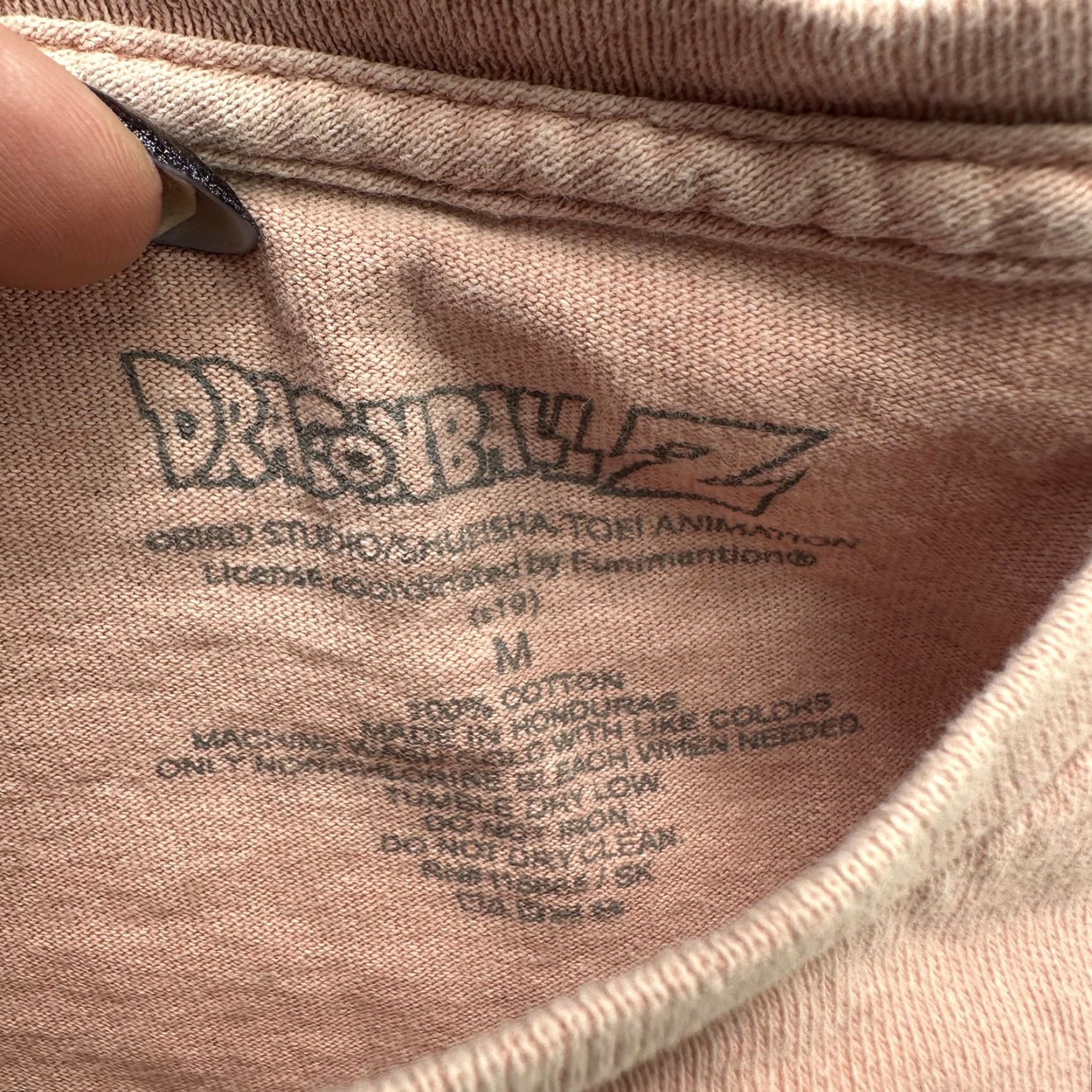 Vintage Dragon Ball Z Shirt Mens M Pink Anime Goku Vegeta Piccolo Crew Tee Graphic Size US M / EU 48-50 / 2 - 6 Thumbnail