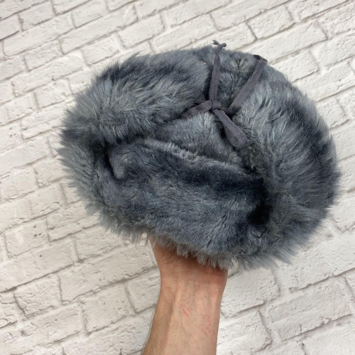 Other Y2K HYPE FUZZY MOHAIRE AVIATOR USSR USHANKA HAT 90’s Size ONE SIZE - 2 Thumbnail