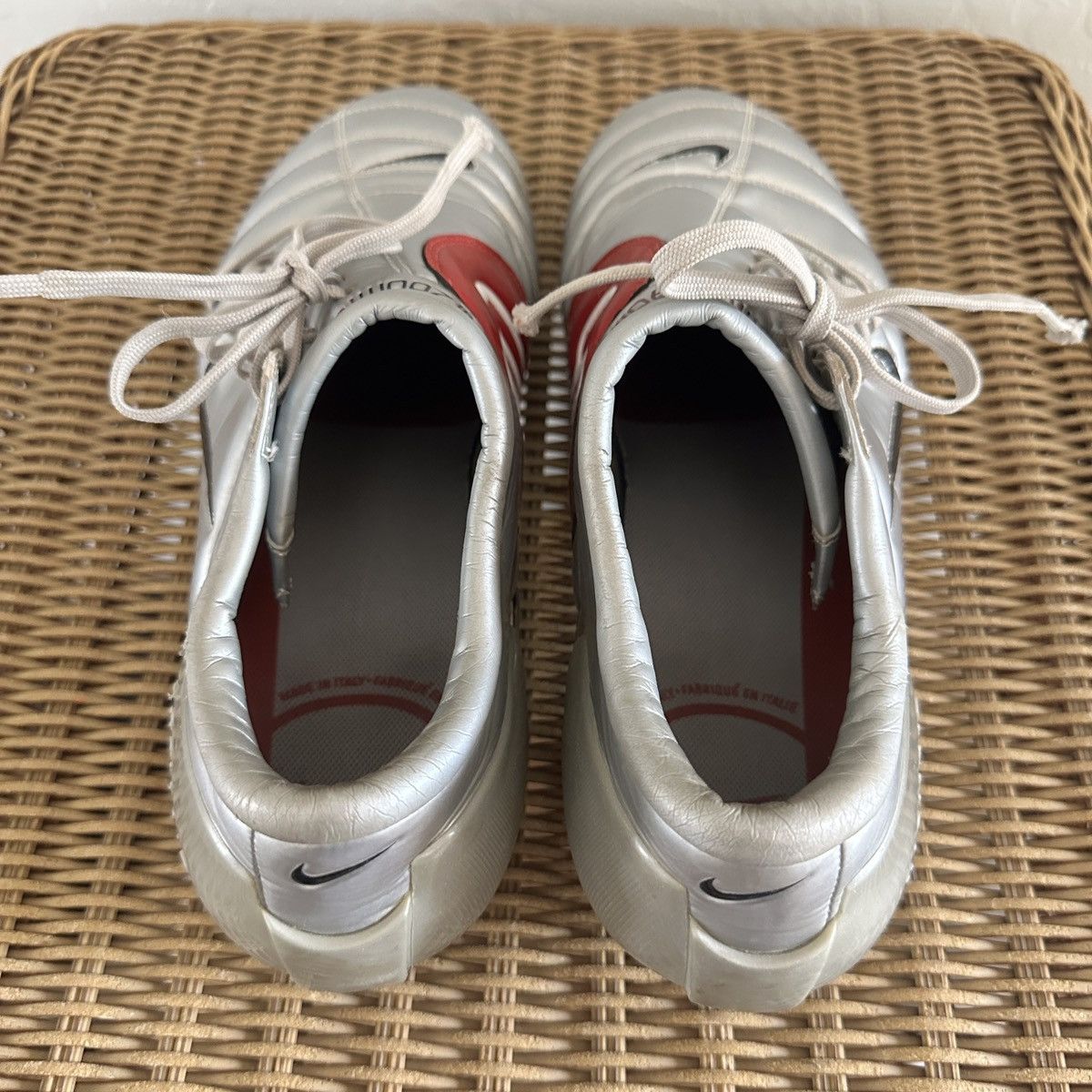 Nike Nike Total 90 Air Zoom FG Silver US12 Boots Cleats Italy Size US 12 / EU 45 - 13 Thumbnail