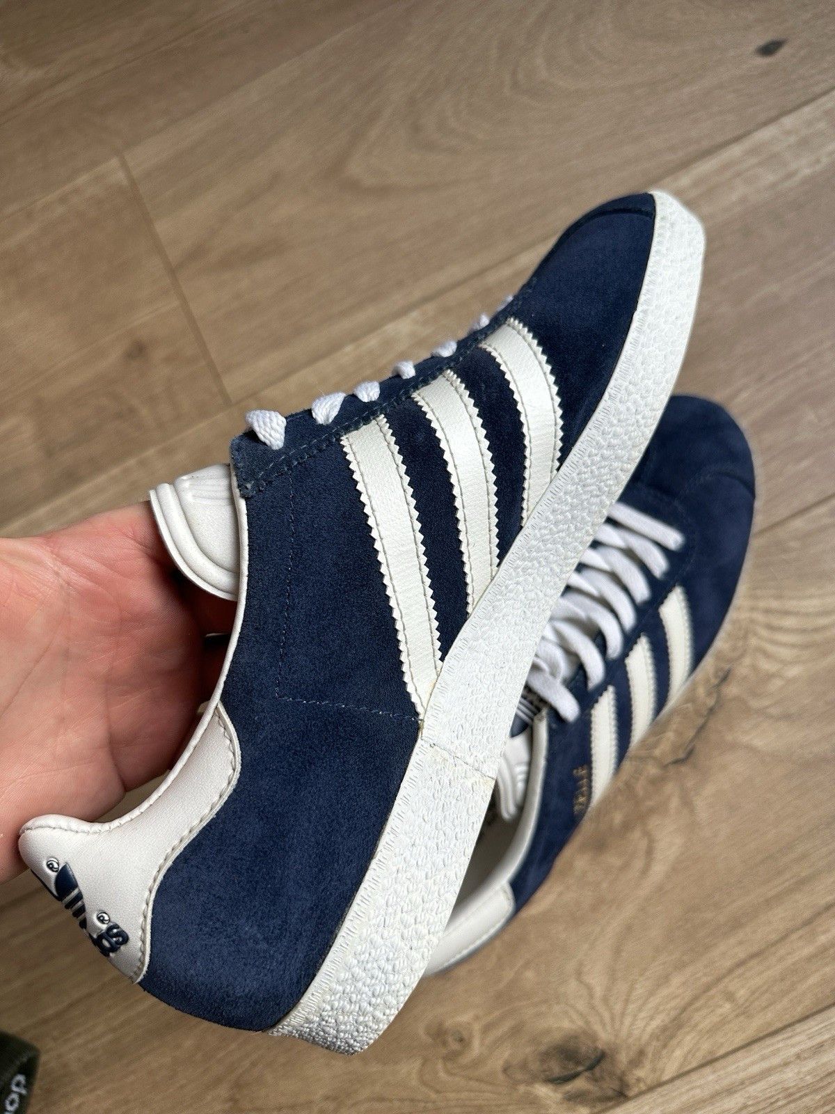 Adidas Vintag 90s Adidas Gazelle 1996 Shoes Sneakers Trainers Rare Size US 9 / EU 42 - 12 Thumbnail