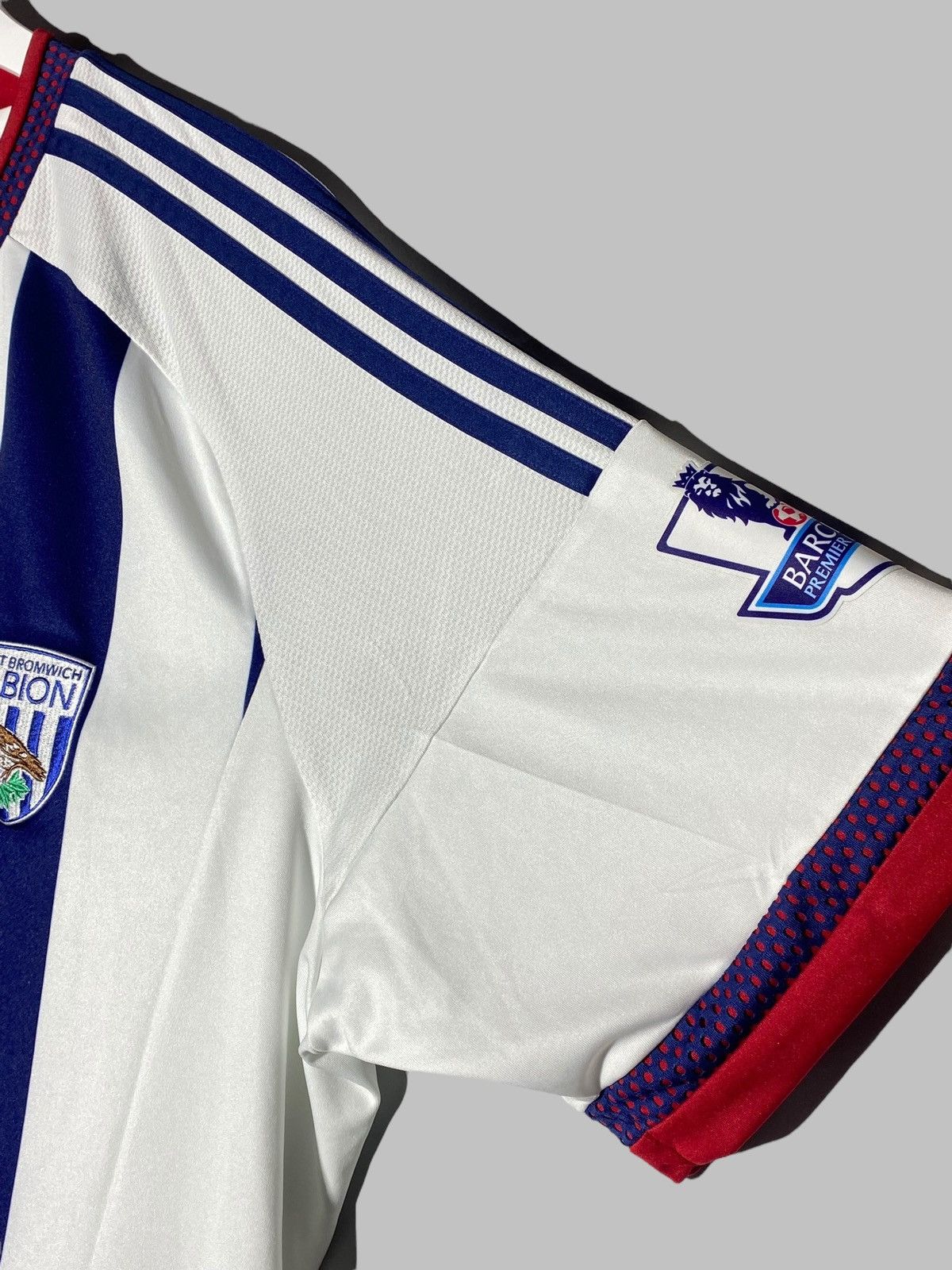 Adidas Adidas West Bromwich Albion 2015/16 Home Football Shirt Size US XXL / EU 58 / 5 - 7 Thumbnail