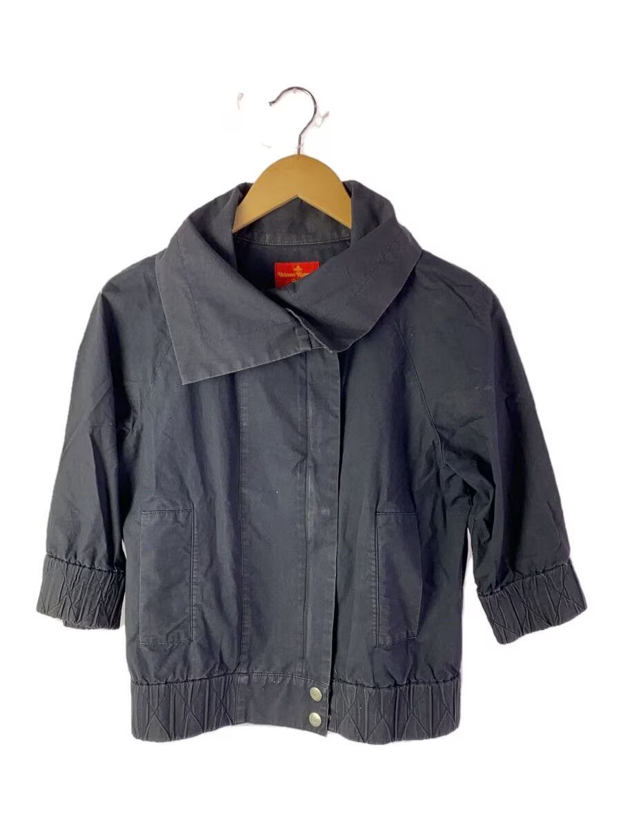 Vivienne Westwood Asymmetrical Wrap Collar Short Sleeve Jacket Size M / US 6-8 / IT 42-44 - 1 Thumbnail