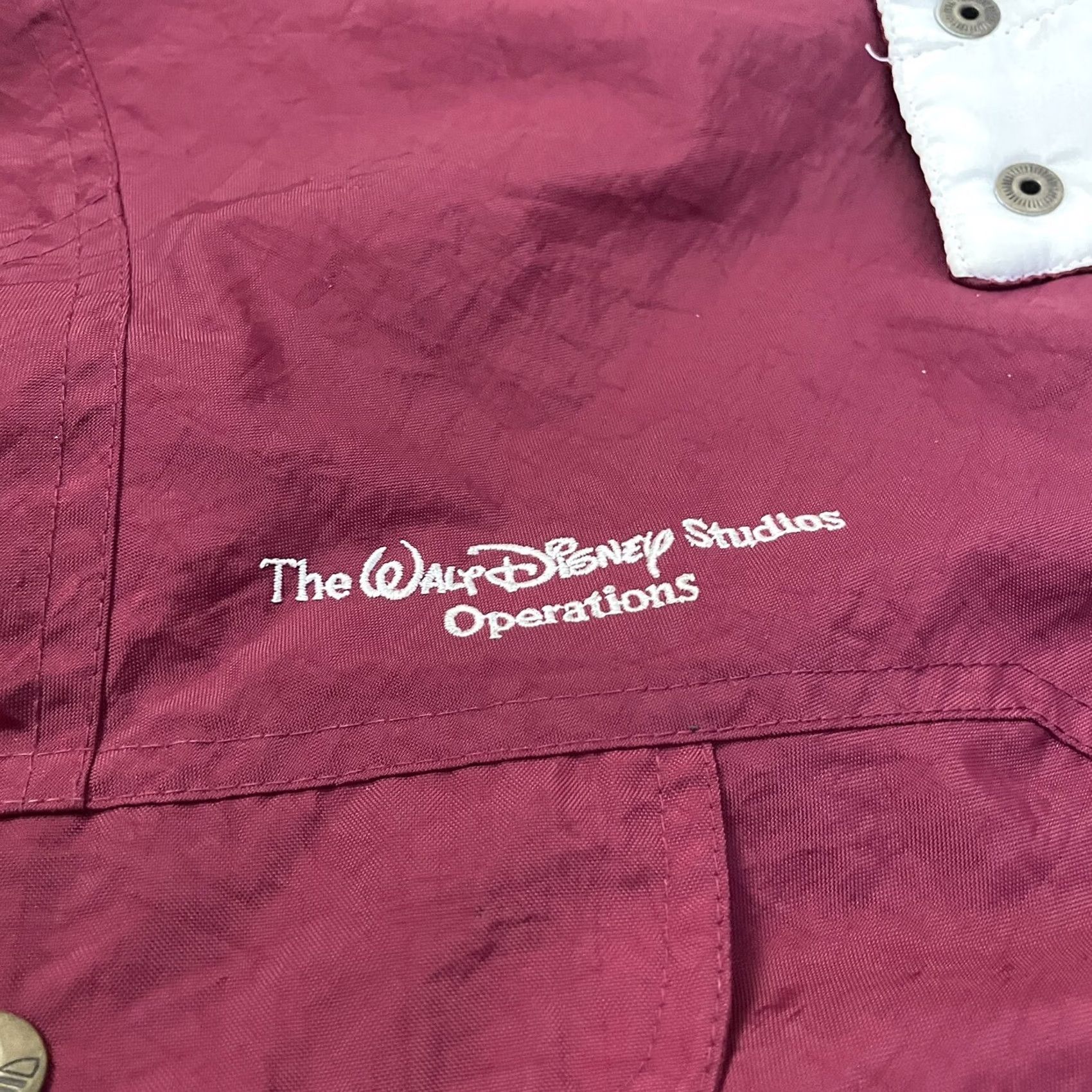 Adidas VINTAGE Adidas Walt Disney Womens Large Red Hooded Puffer Jacket 80s Operations 80s Size L / US 10 / IT 46 - 6 Thumbnail