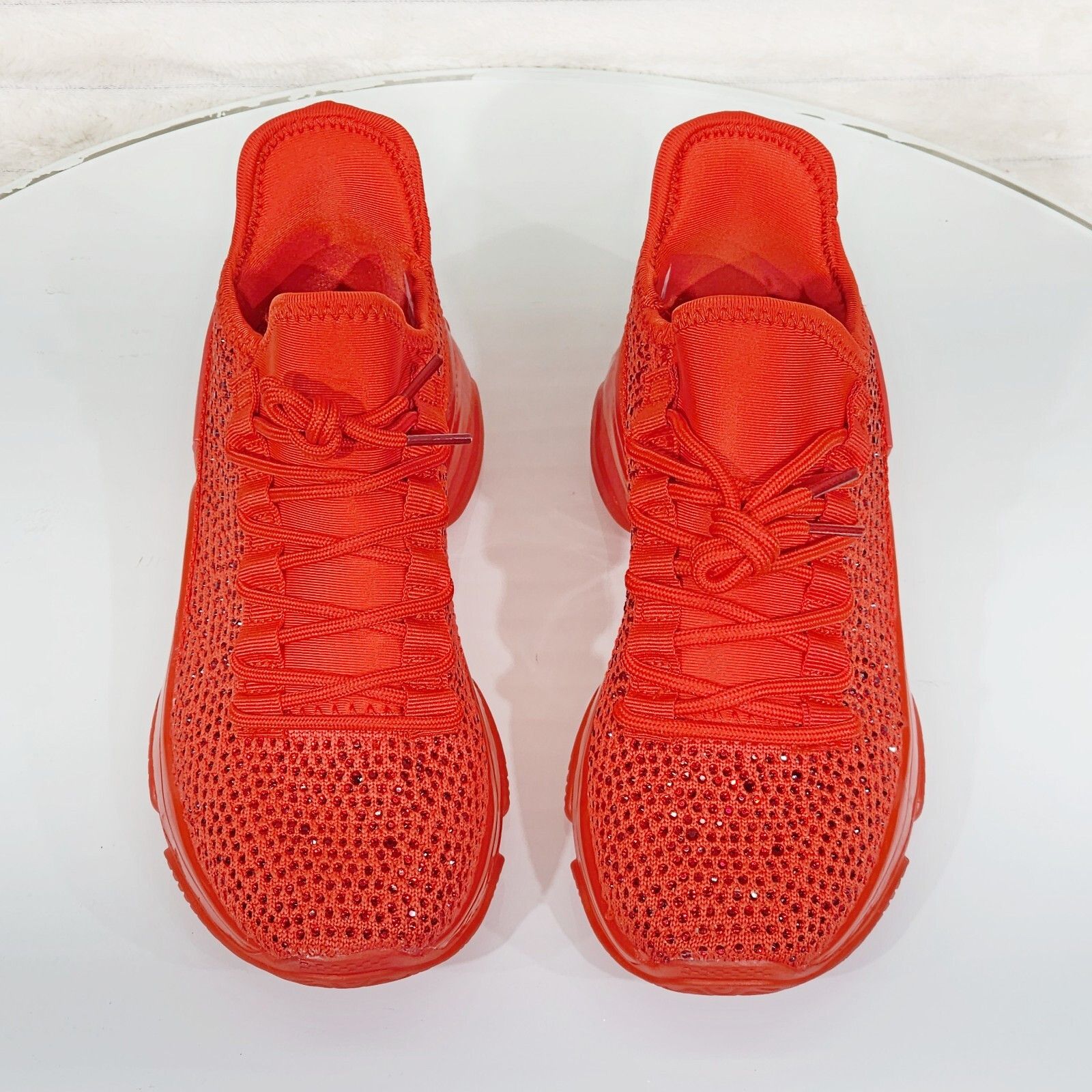 Other Frey Red Jelly Sole Slip On Pull Tie Comfy Running Shoes Sne Size US 7 / IT 37 - 7 Thumbnail